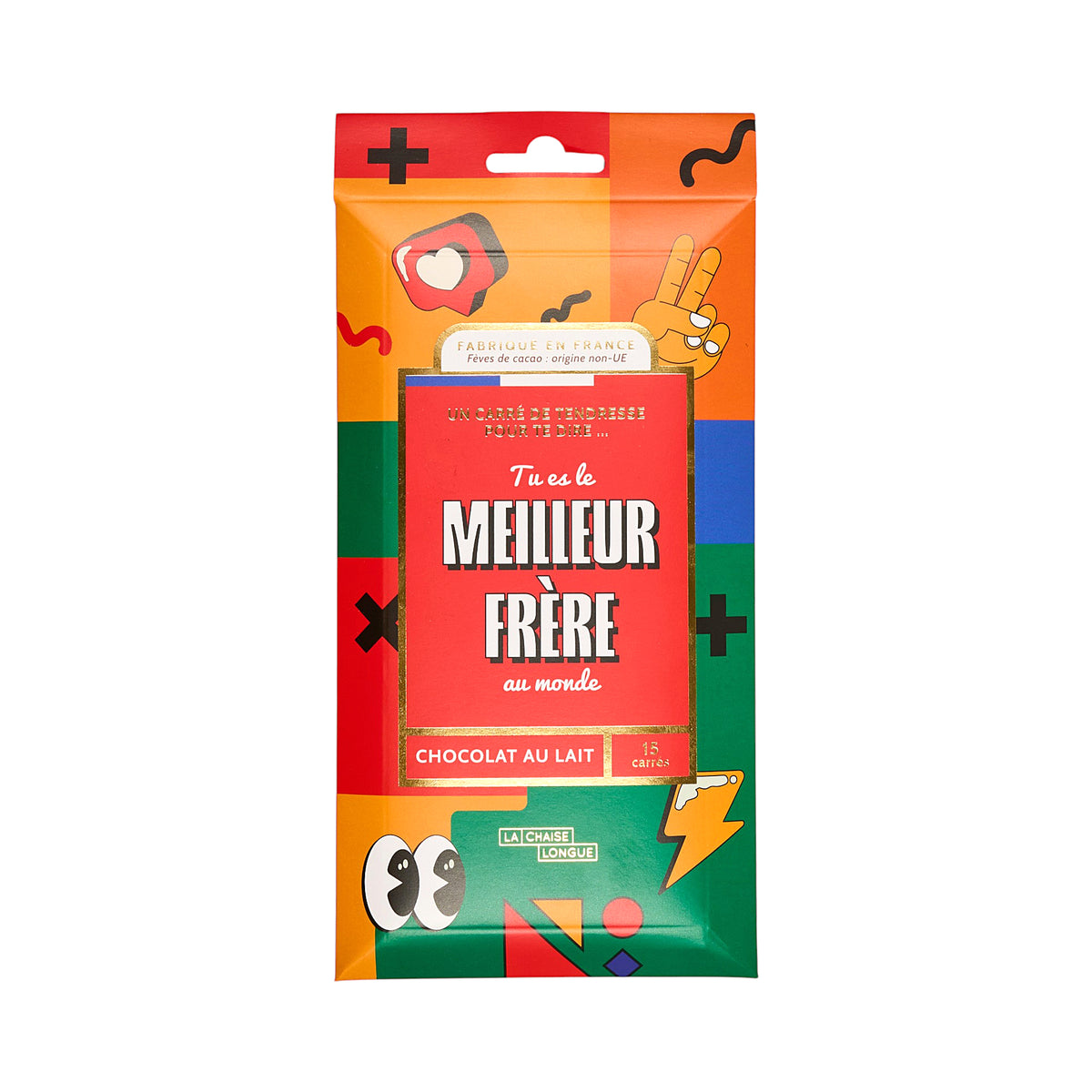 CARRES DE CHOCOLAT LAIT MEILLEUR FRERE