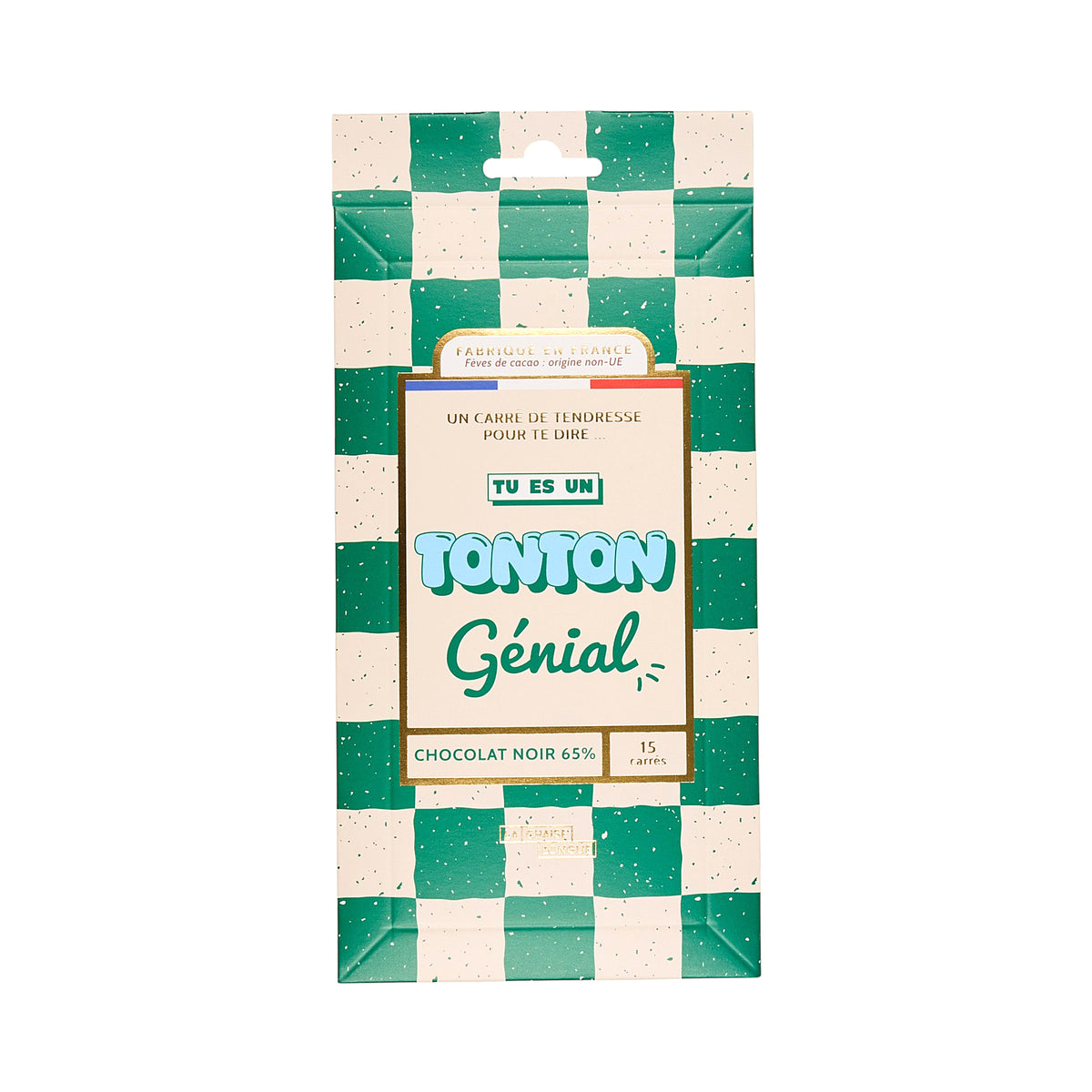 CARRES DE CHOCOLAT NOIR TONTON GENIAL