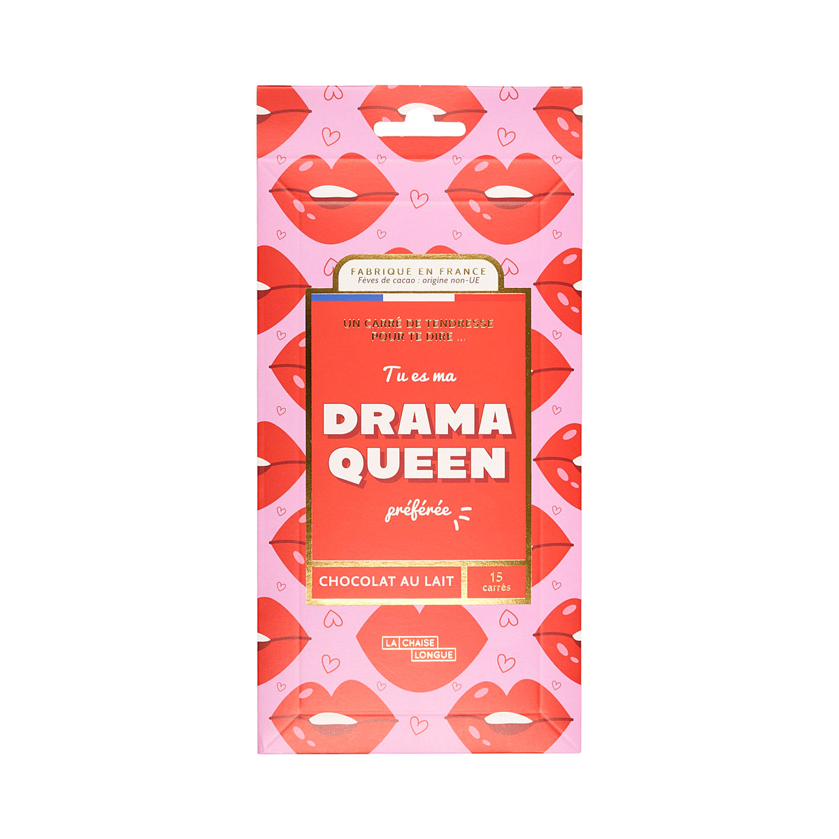CARRES DE CHOCOLAT LAIT DRAMA QUEEN