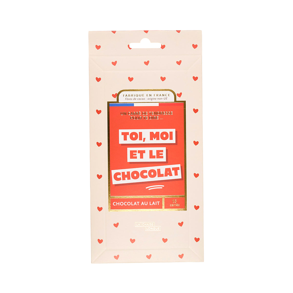 CARRES DE CHOCOLAT LAIT TOI MOI ET LE CHOCOLAT