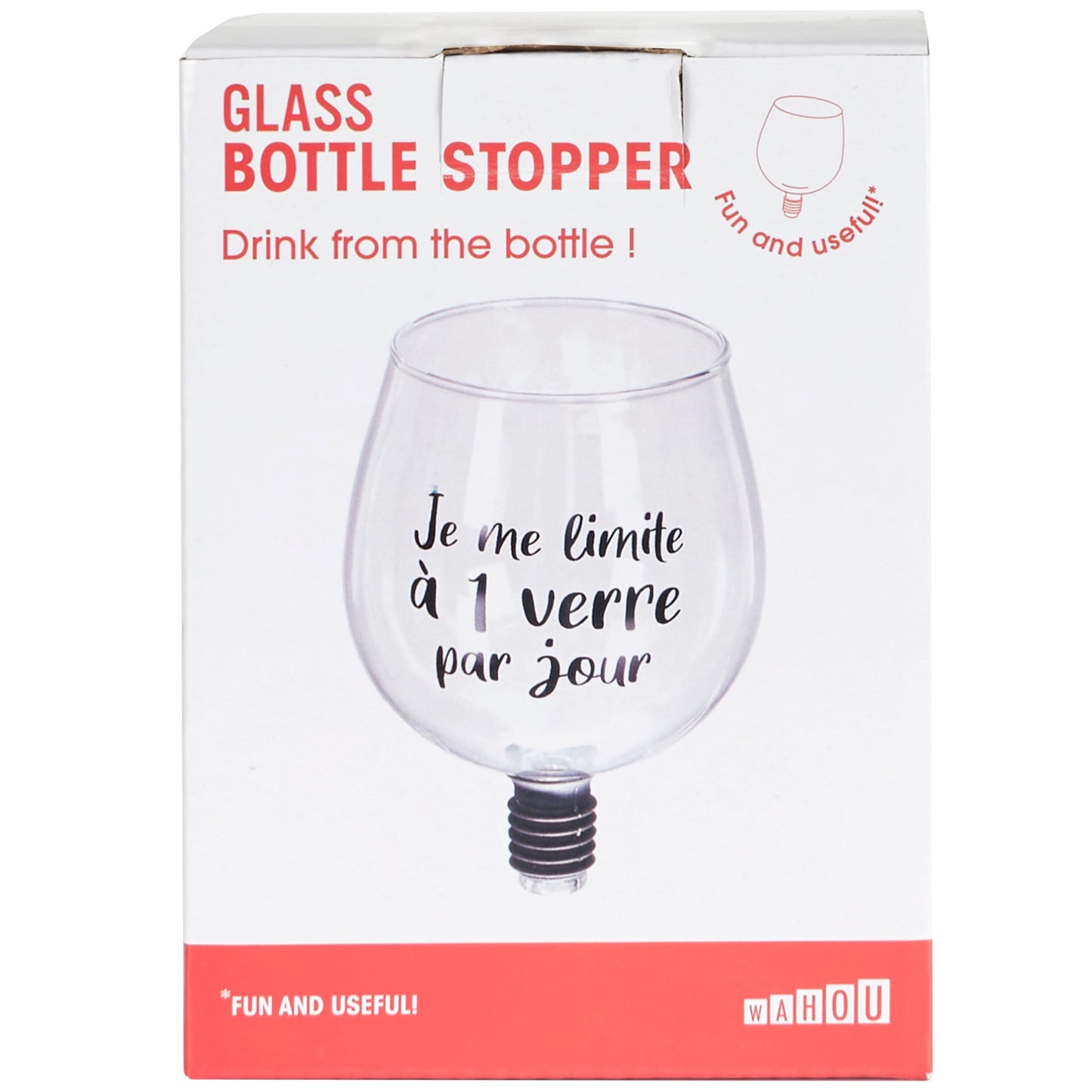 VERRE EMBOUT DE BOUTEILLE