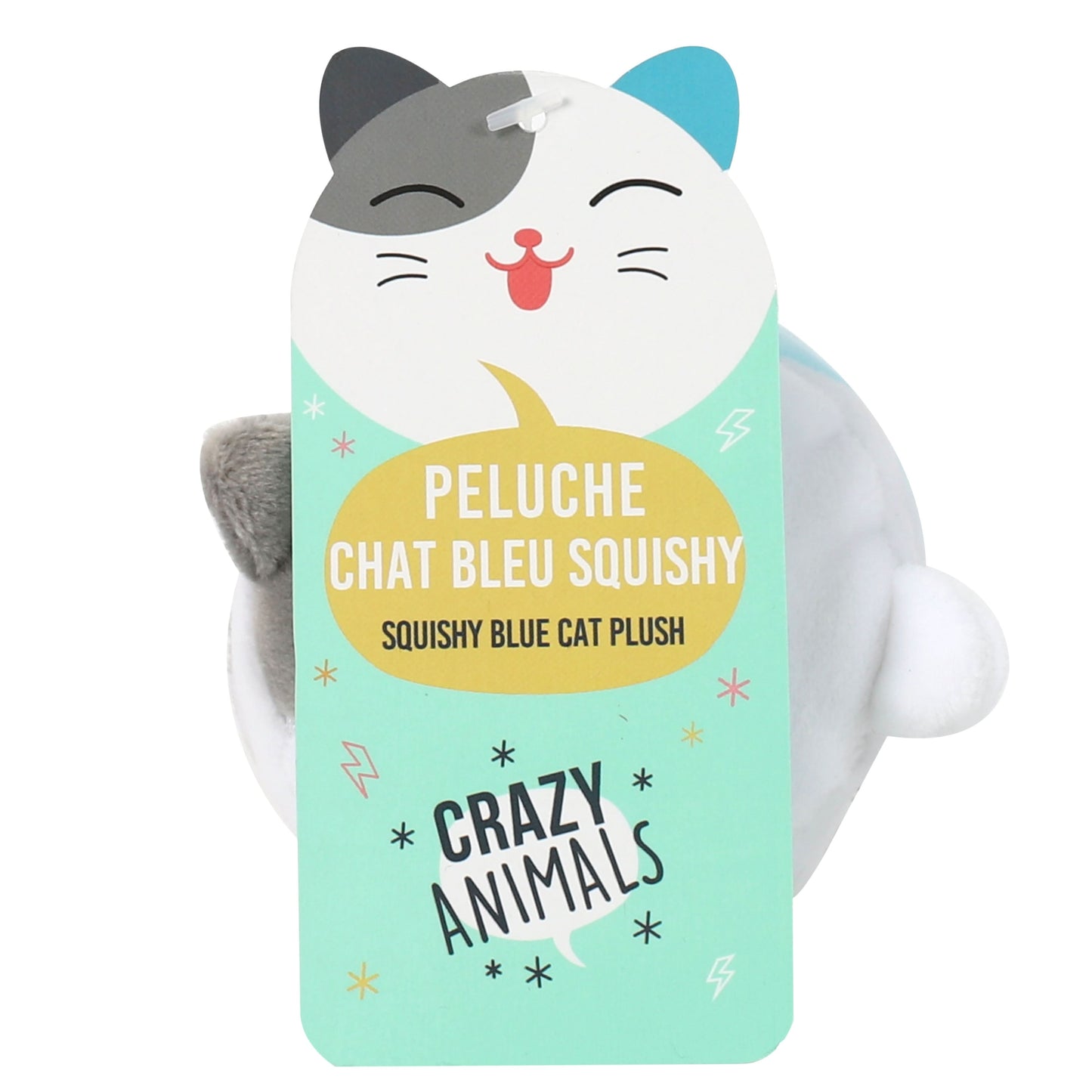 MINI SQUISHY CHAT BLEU