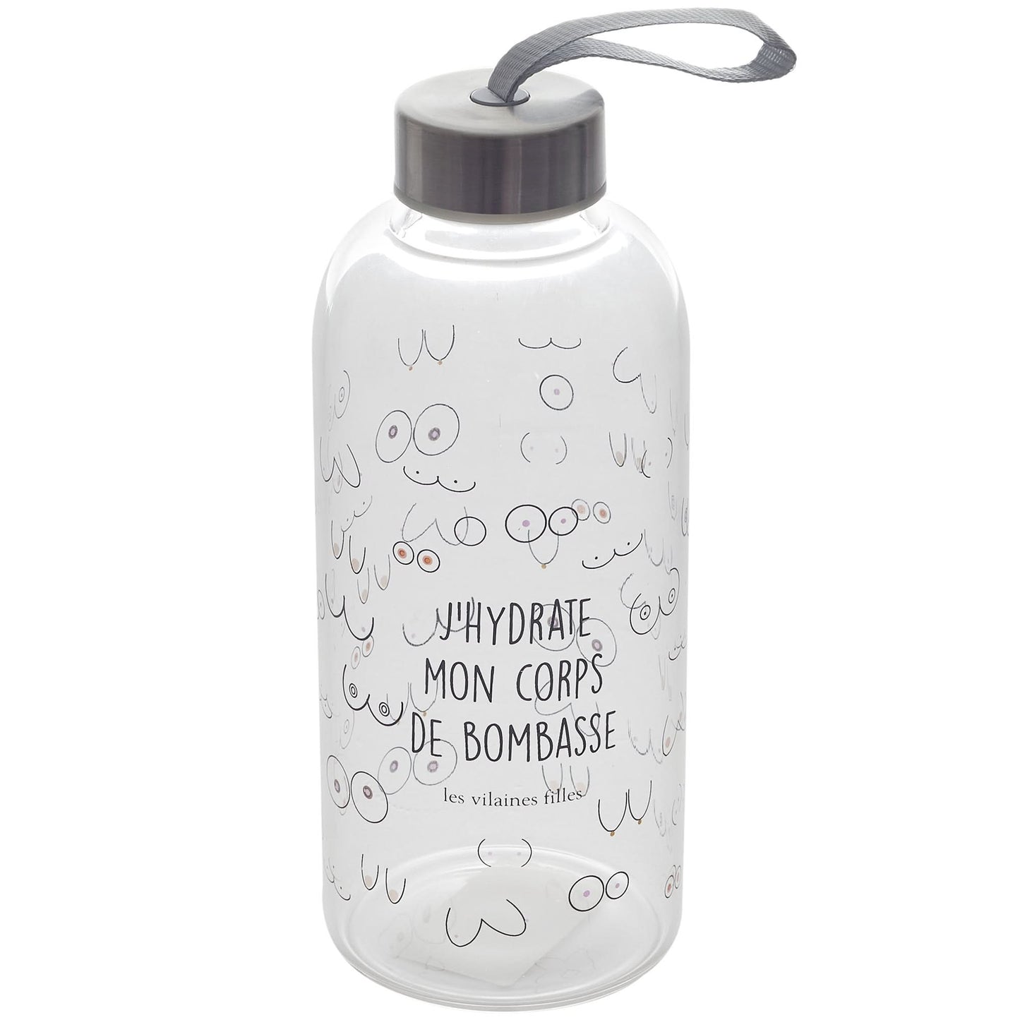 GOURDE EN VERRE J'HYDRATE MON CORPS