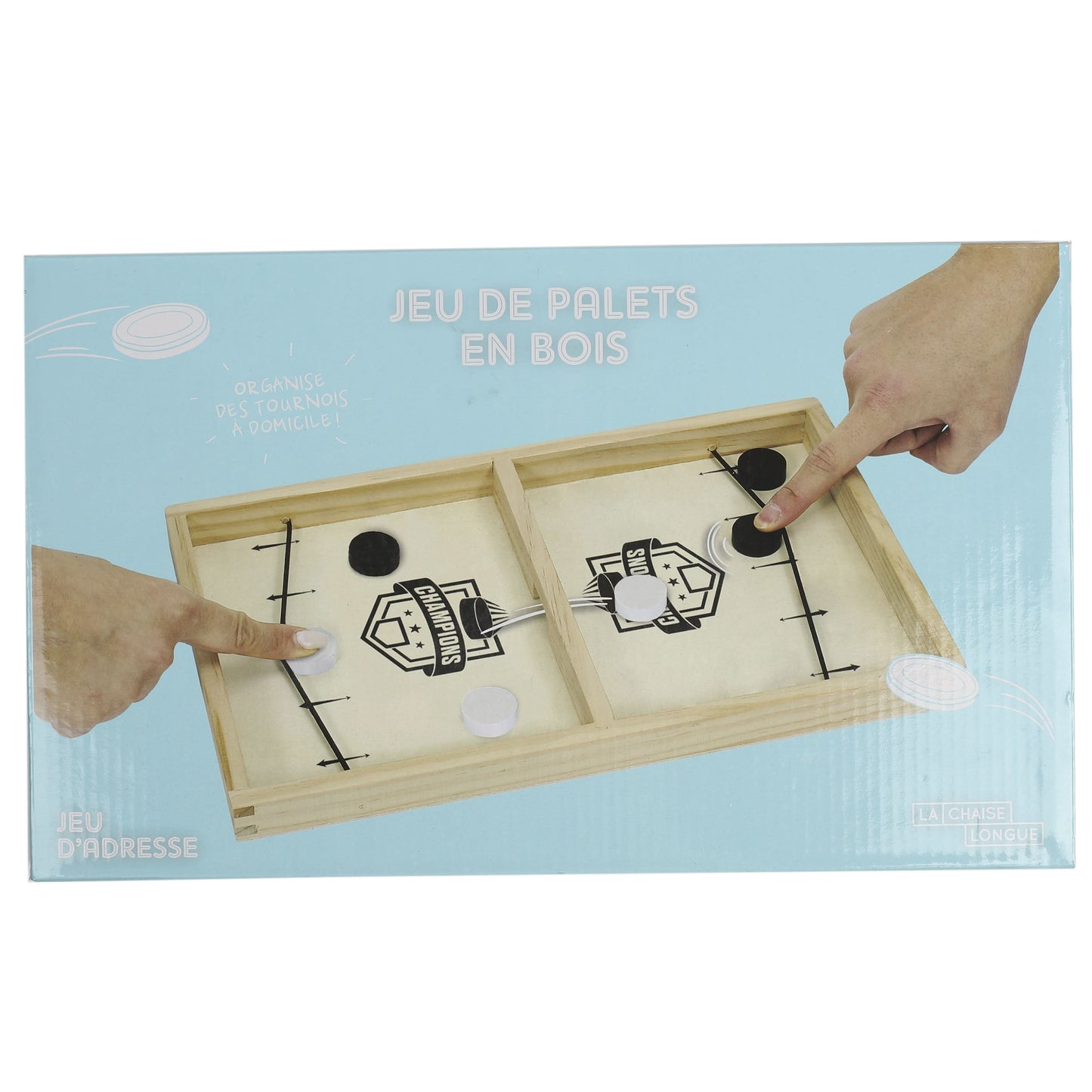 JEU DE TABLE PALETS EN BOIS