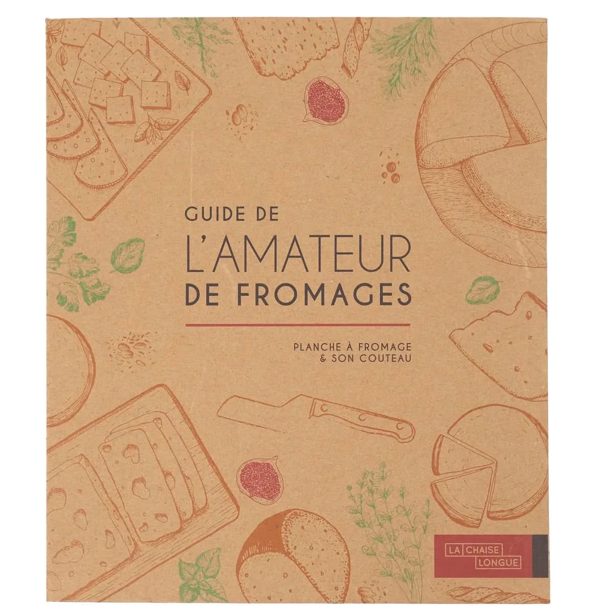 COFFRET LIVRE PLANCHE A FROMAGE ET SON COUTEAU