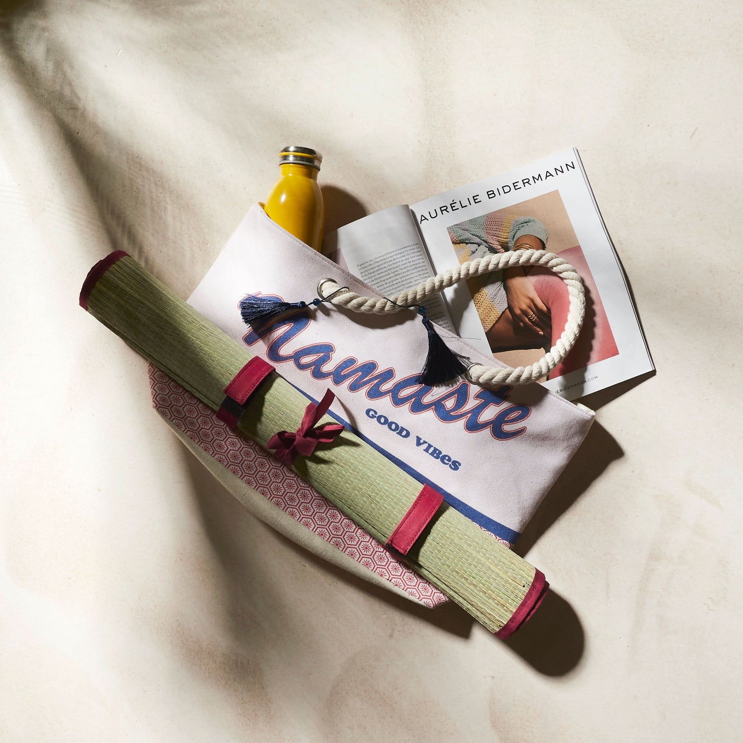 SAC DE PLAGE AVEC NATTE NAMASTE