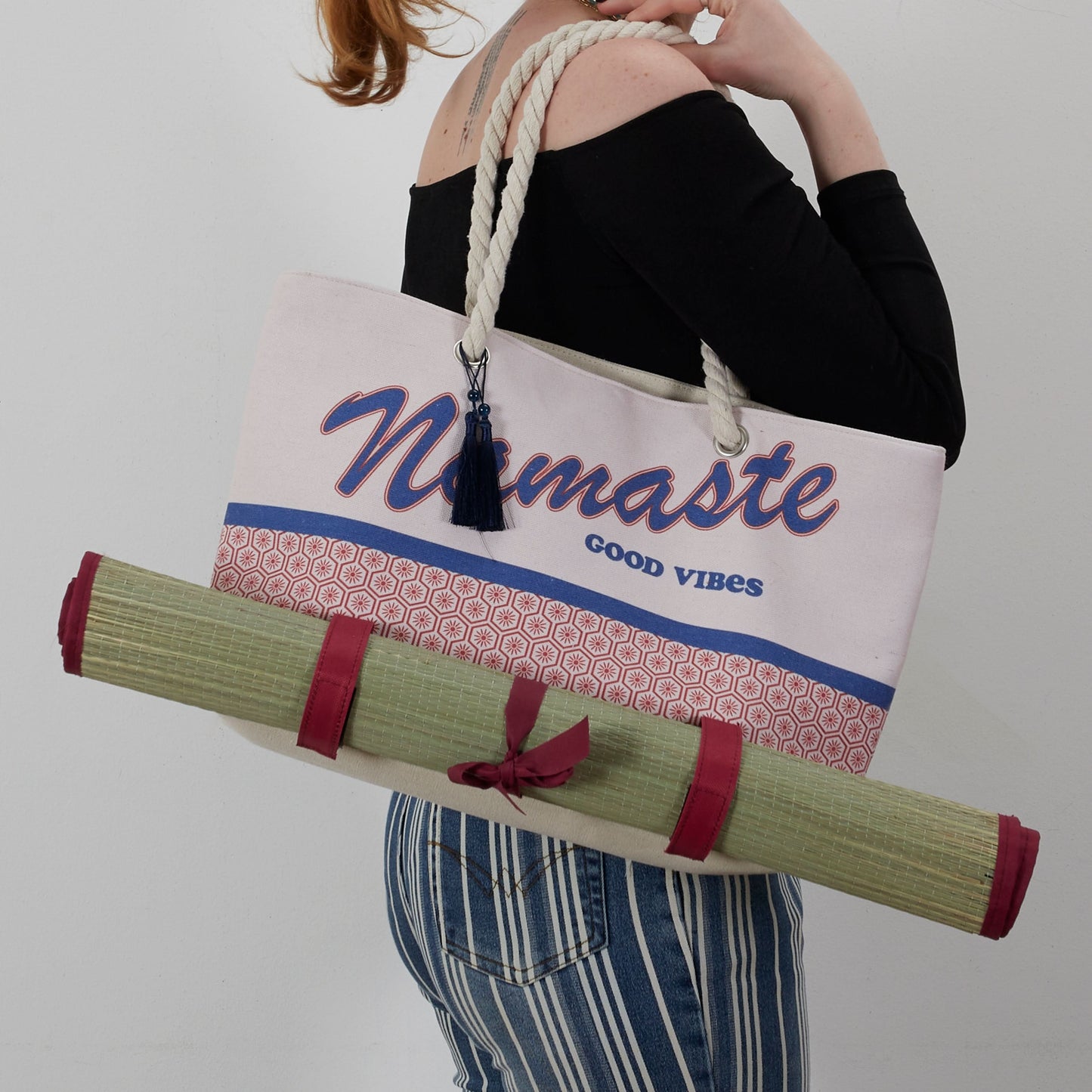 SAC DE PLAGE AVEC NATTE NAMASTE