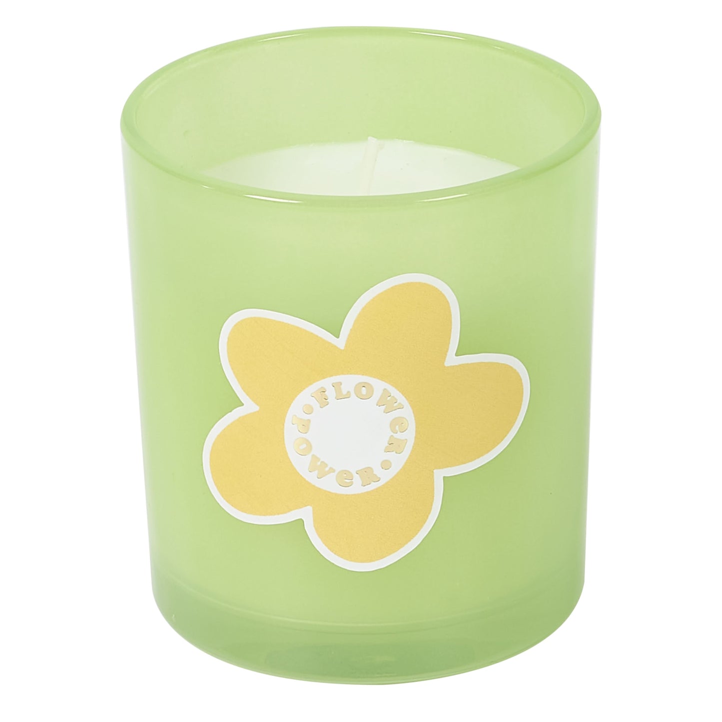BOUGIE CHOUCHOU FLOWER POWER JAUNE