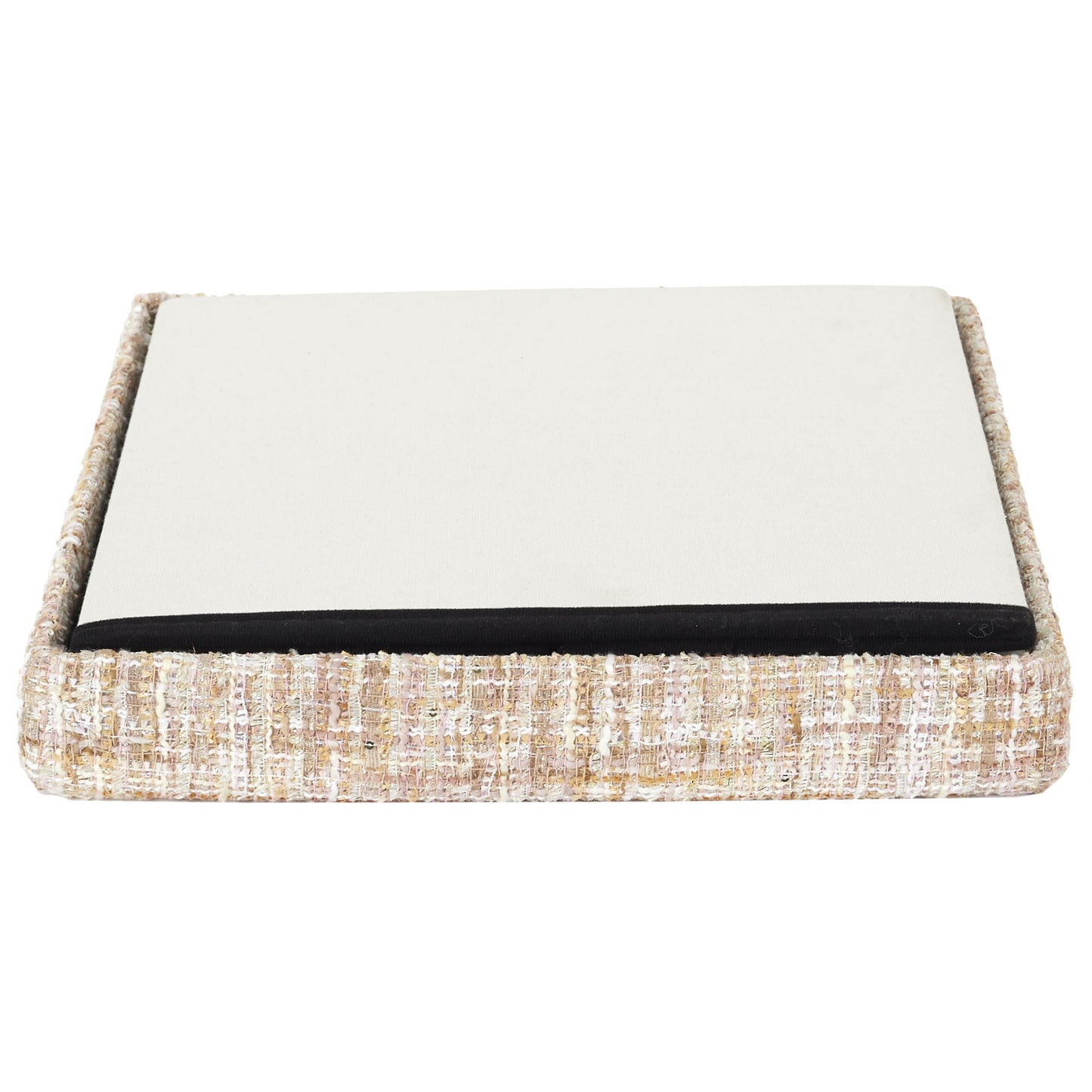 POUF PLIABLE TWEED BEIGE