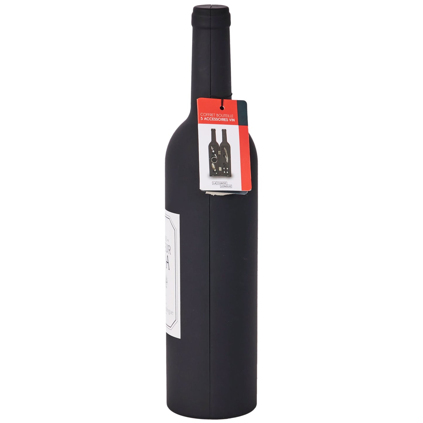 COFFRET BOUTEILLE 5 ACCESSOIRES VIN MEILLEUR PAPA