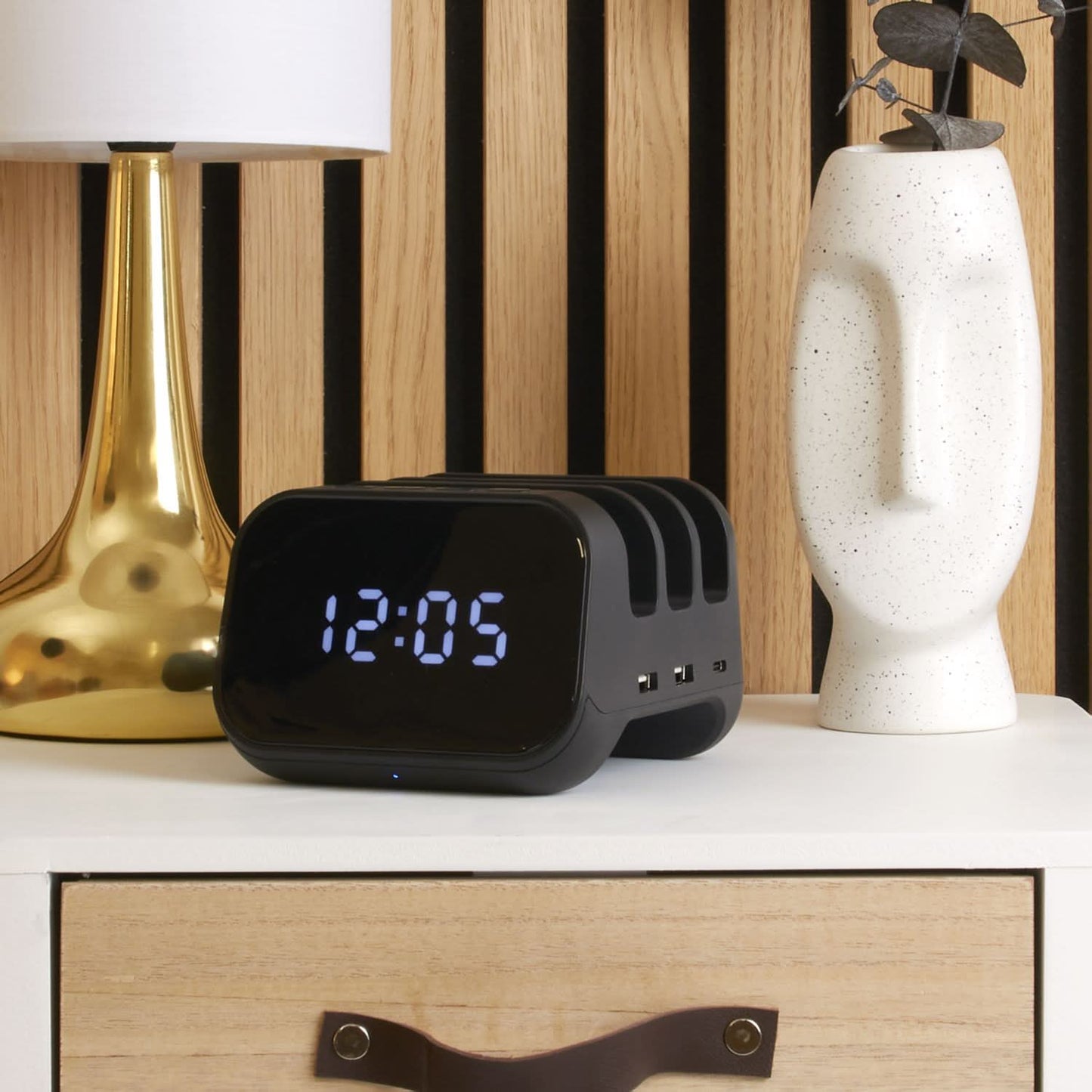 RÉVEIL ORGANISATEUR DE CHARGE USB