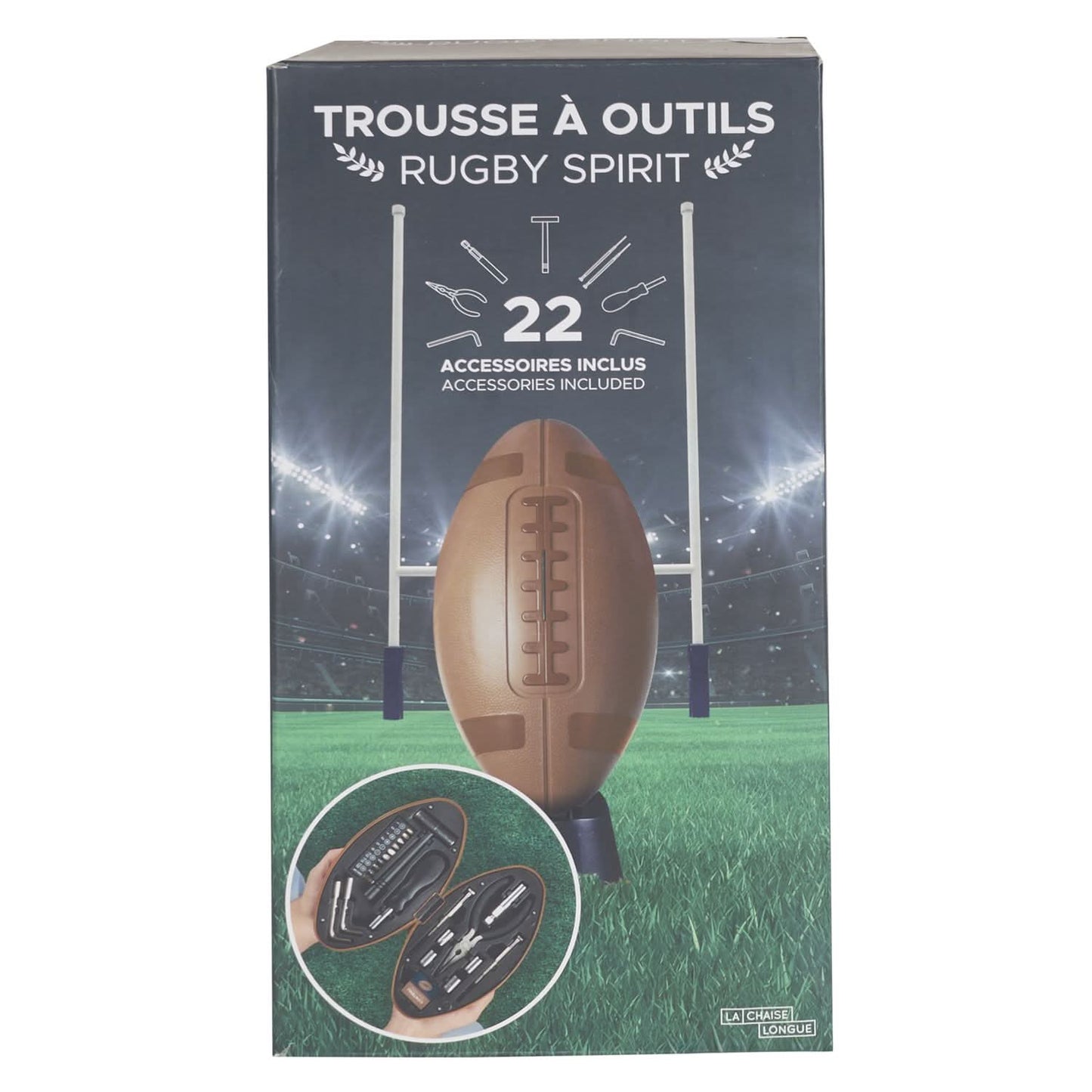 TROUSSE A OUTILS BALLON DE RUGBY