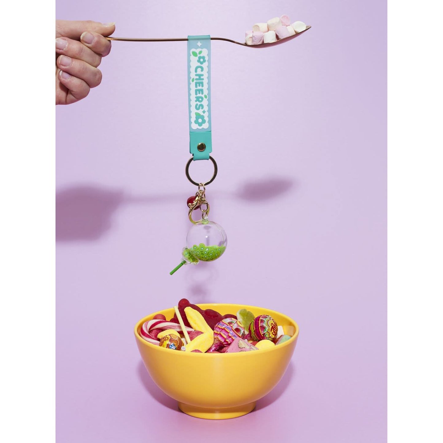 PORTE-CLES LOLIPOP KAWAII (coloris aléatoire)