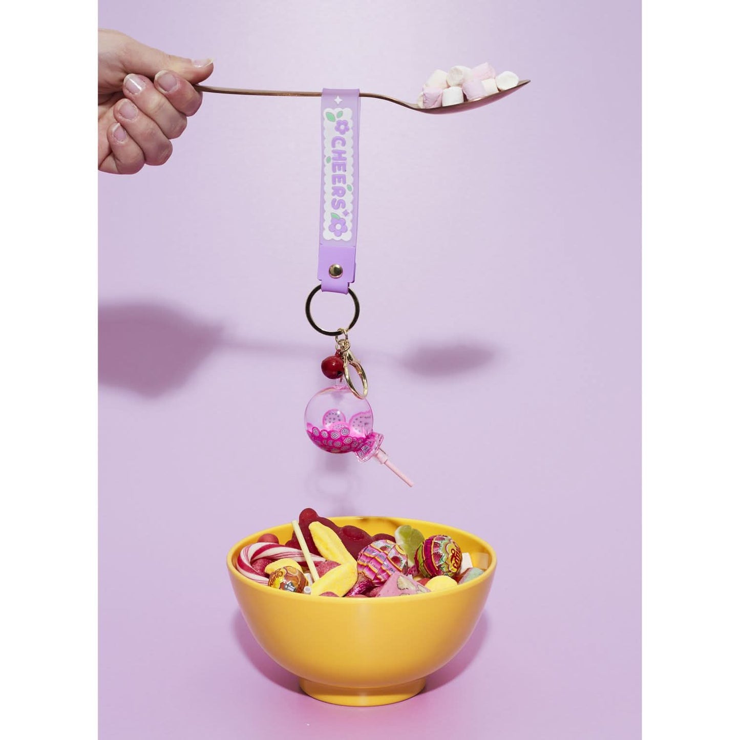 PORTE-CLES LOLIPOP KAWAII (coloris aléatoire)