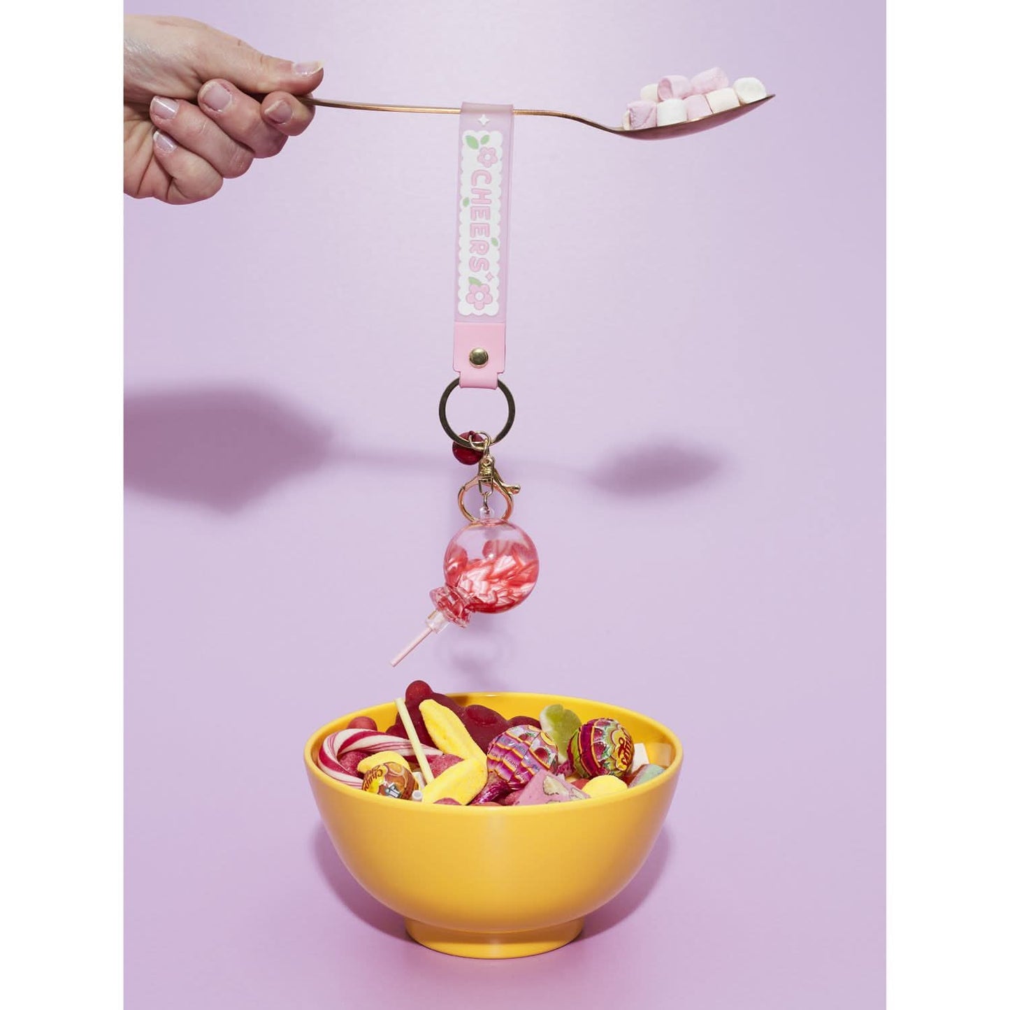 PORTE-CLES LOLIPOP KAWAII (coloris aléatoire)
