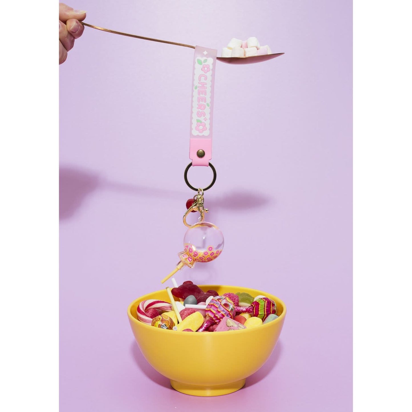 PORTE-CLES LOLIPOP KAWAII (coloris aléatoire)