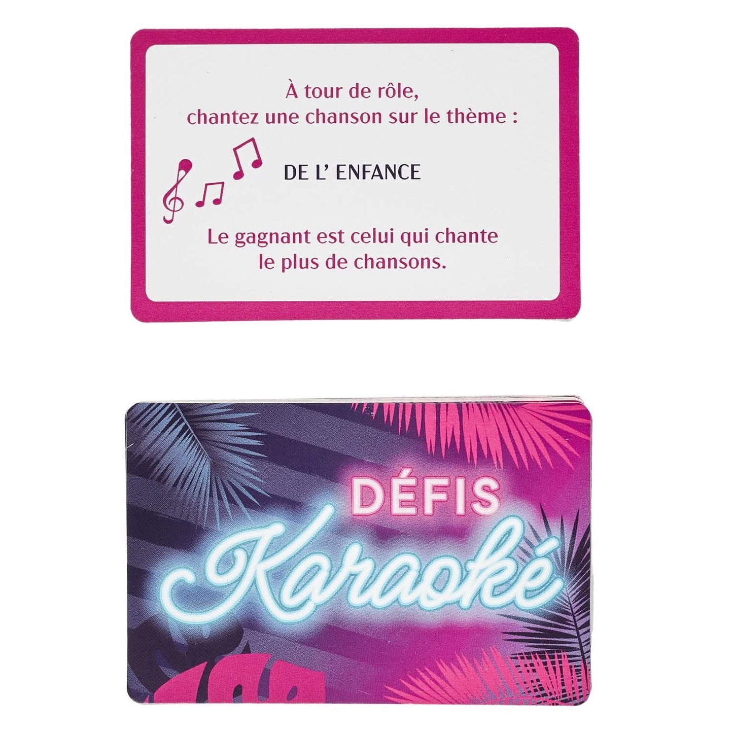 COFFRET BOUGIE PARFUMEE ET JEU DE DEFIS MUSIQUE