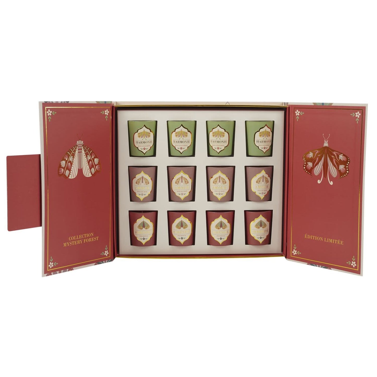 COFFRET DE 12 BOUGIES MYSTERY FOREST