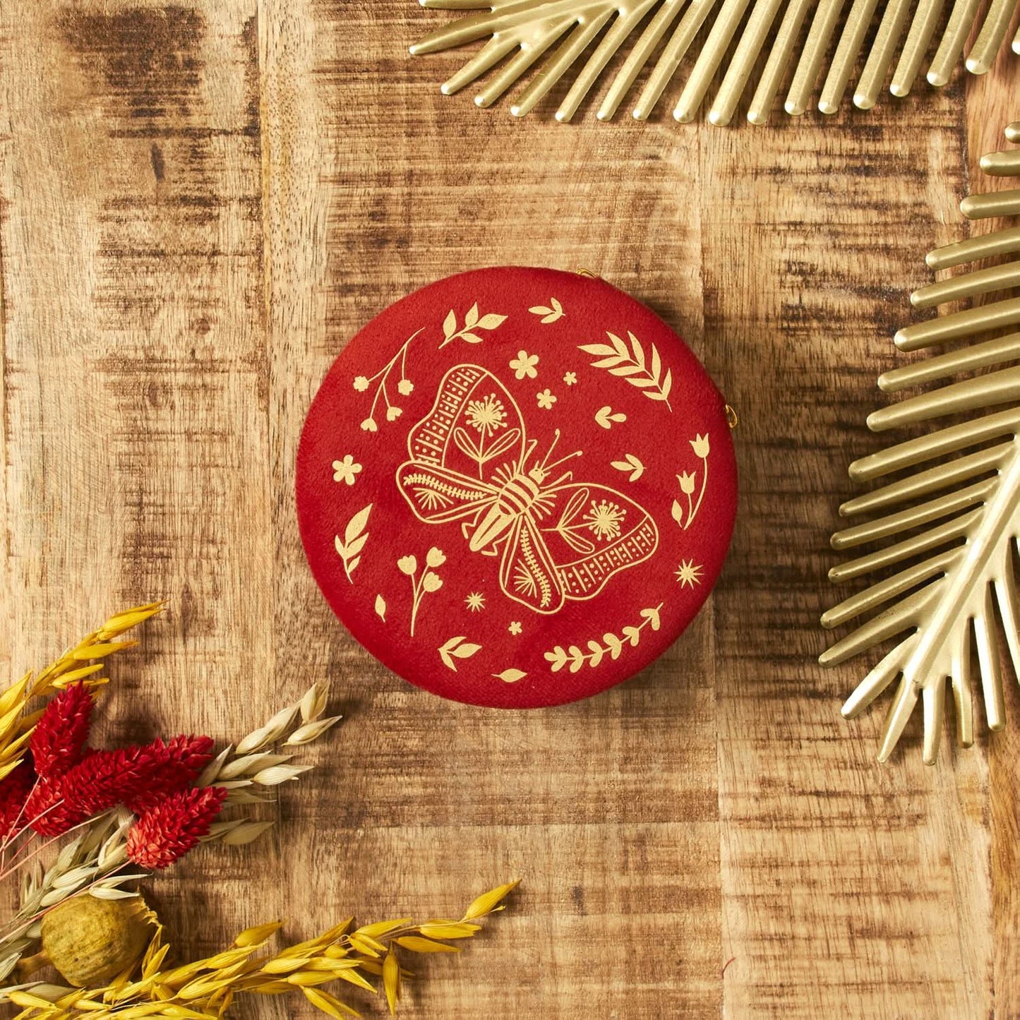 COFFRET A BIJOUX PAPILLON GOLD