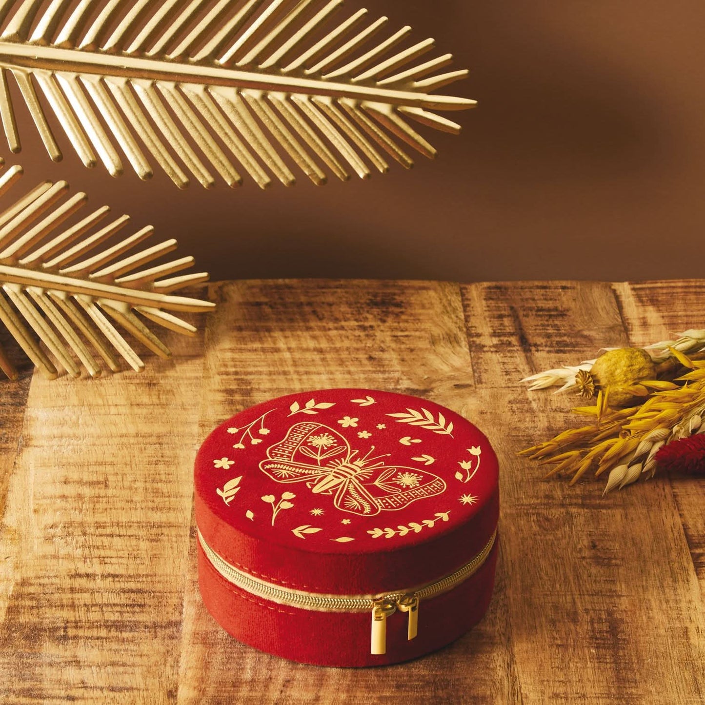 COFFRET A BIJOUX PAPILLON GOLD