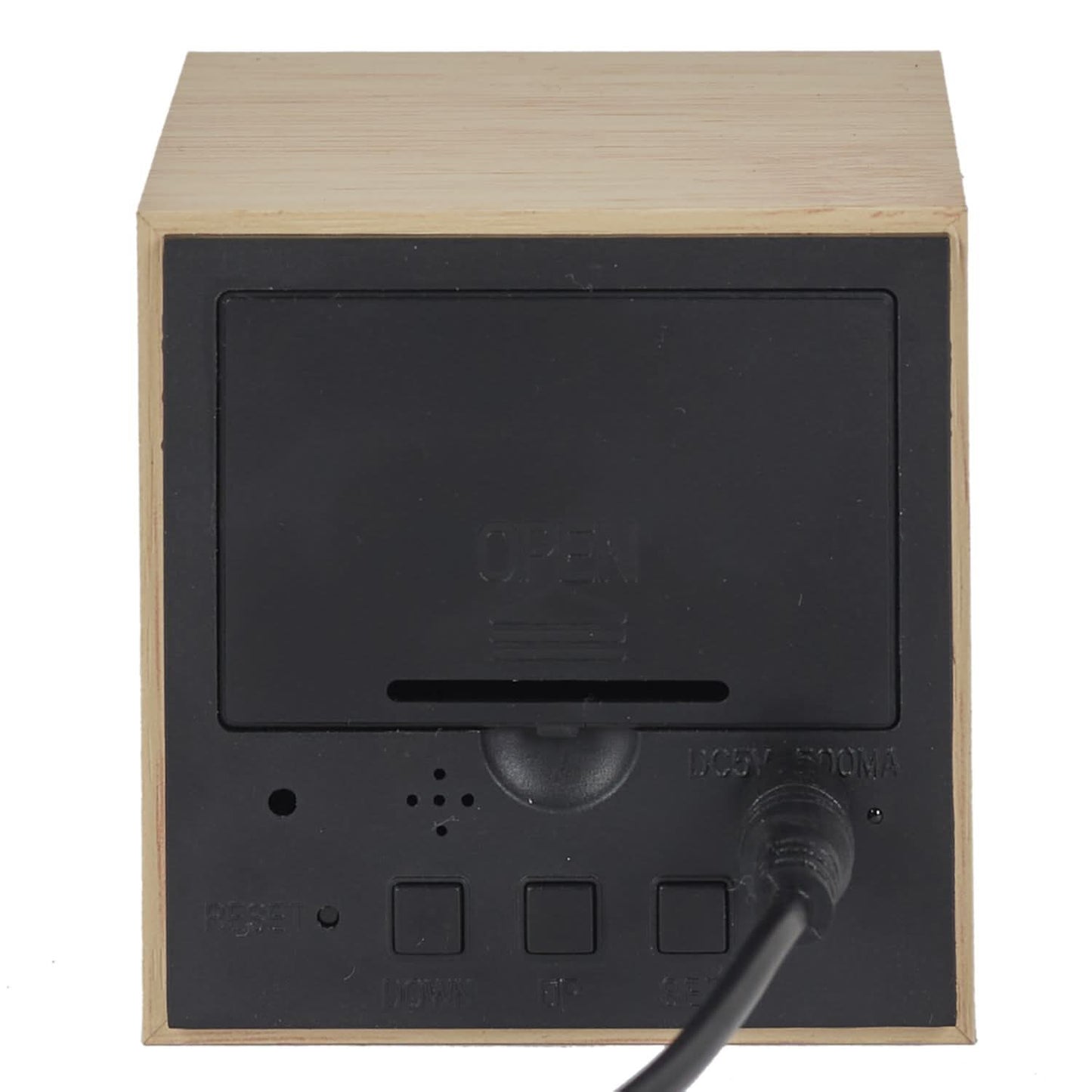 REVEIL LED BAMBOU MIROIR