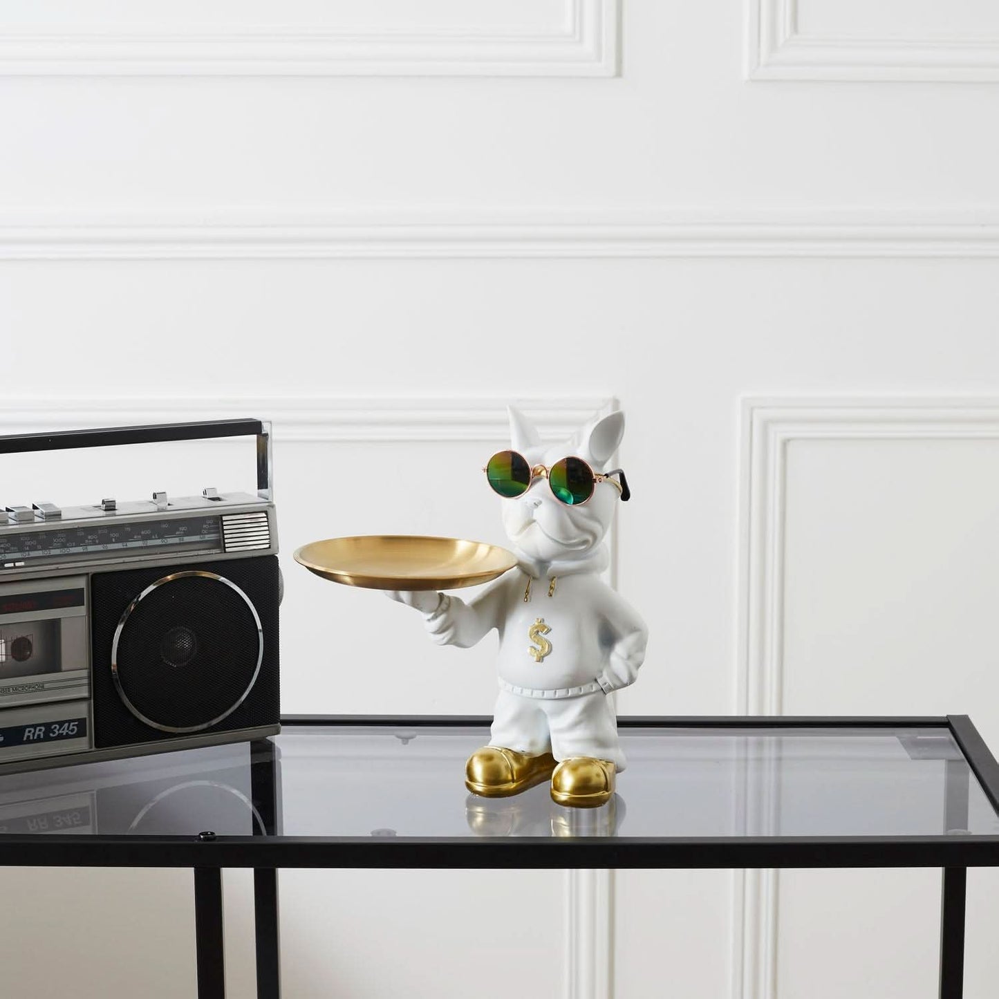 VIDE POCHES BOULEDOGUE RAPPER BLANC