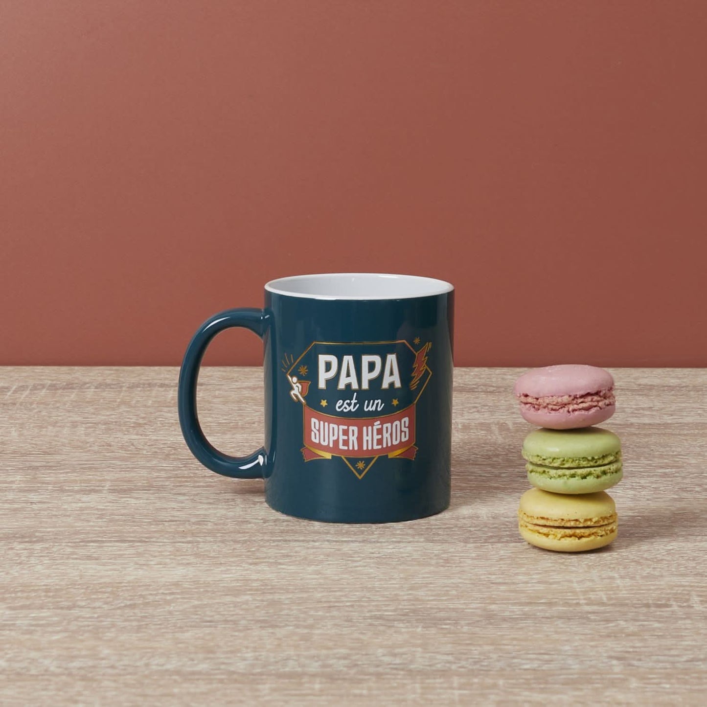 MUG PAPA SUPER HEROS
