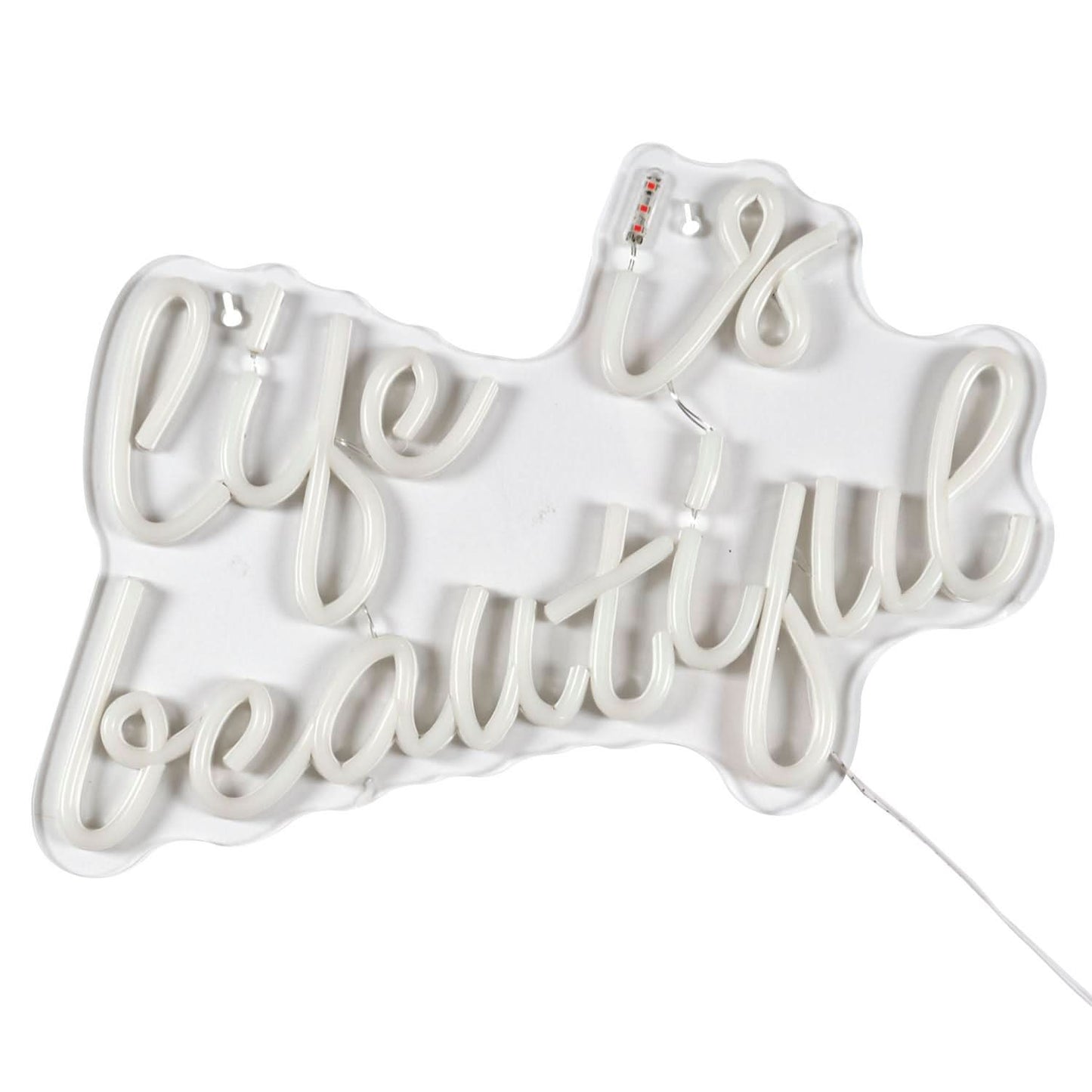 LAMPE EFFET NEON LIFE IS BEAUTIFUL