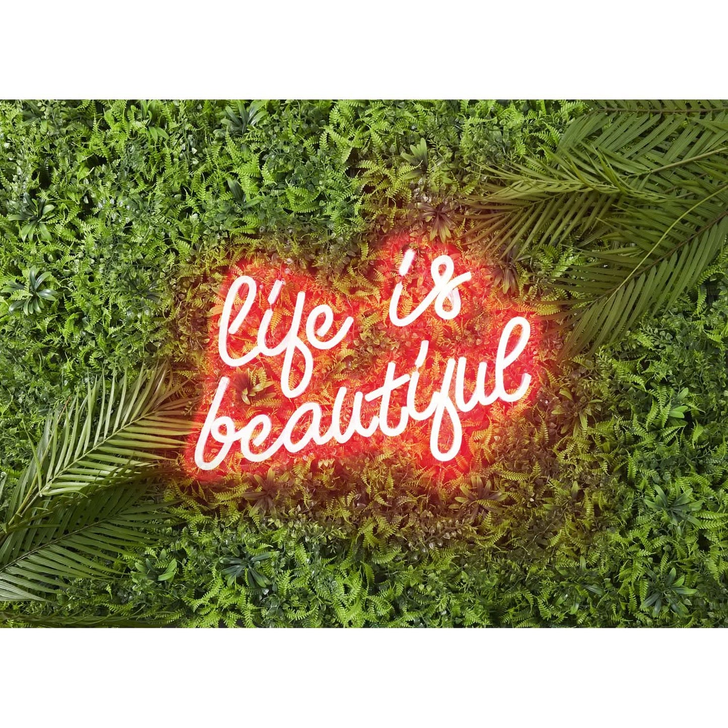 LAMPE EFFET NEON LIFE IS BEAUTIFUL