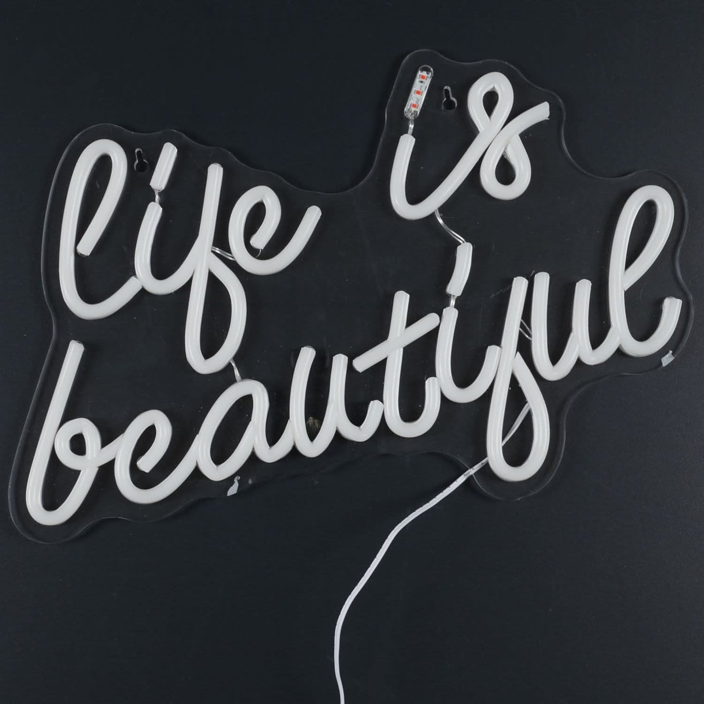 LAMPE EFFET NEON LIFE IS BEAUTIFUL