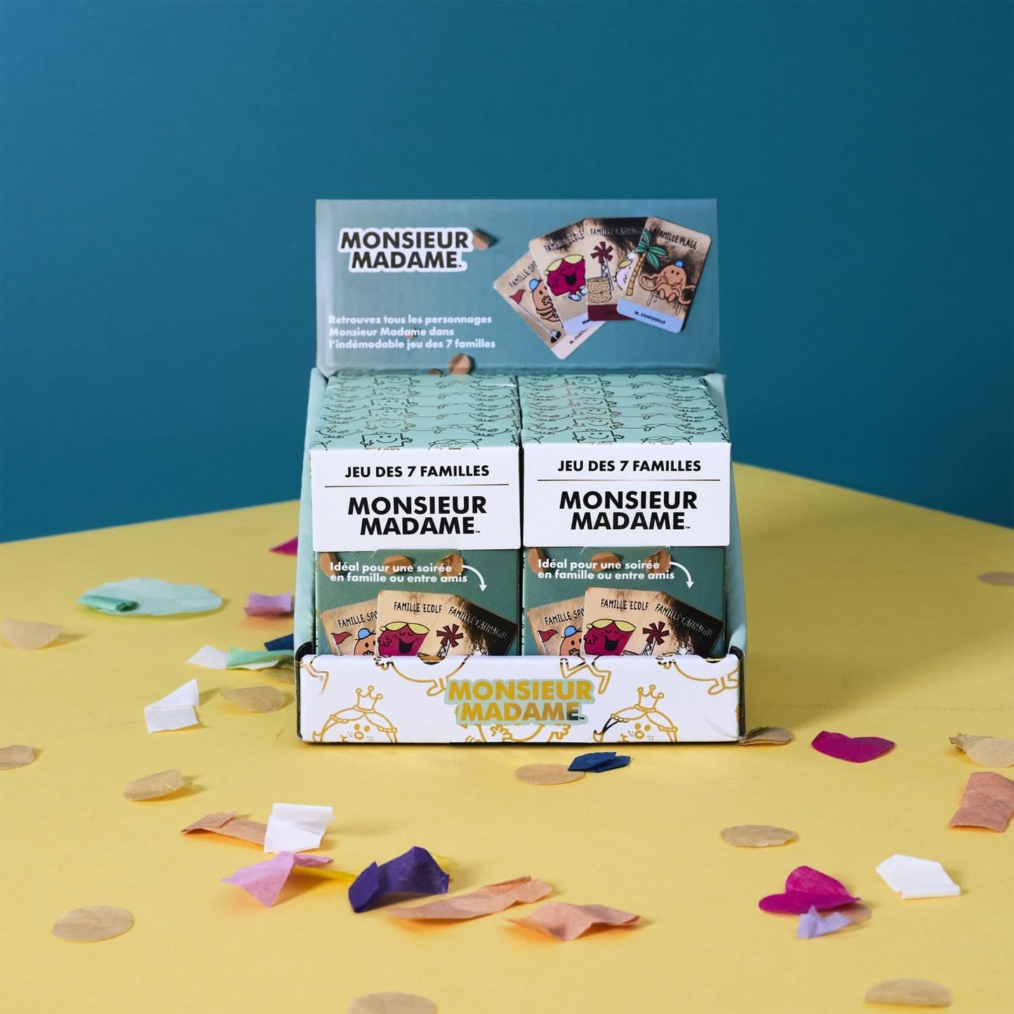 JEU DES 7 FAMILLES MR MME GOLD EDITION