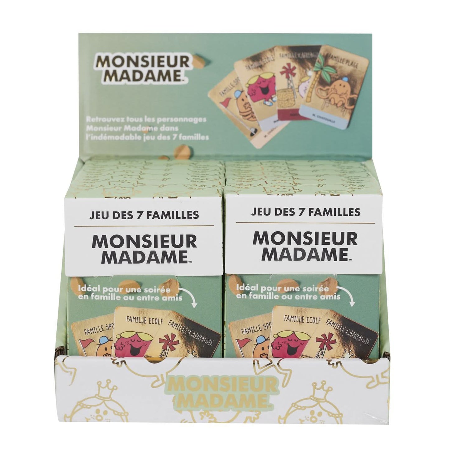 JEU DES 7 FAMILLES MR MME GOLD EDITION