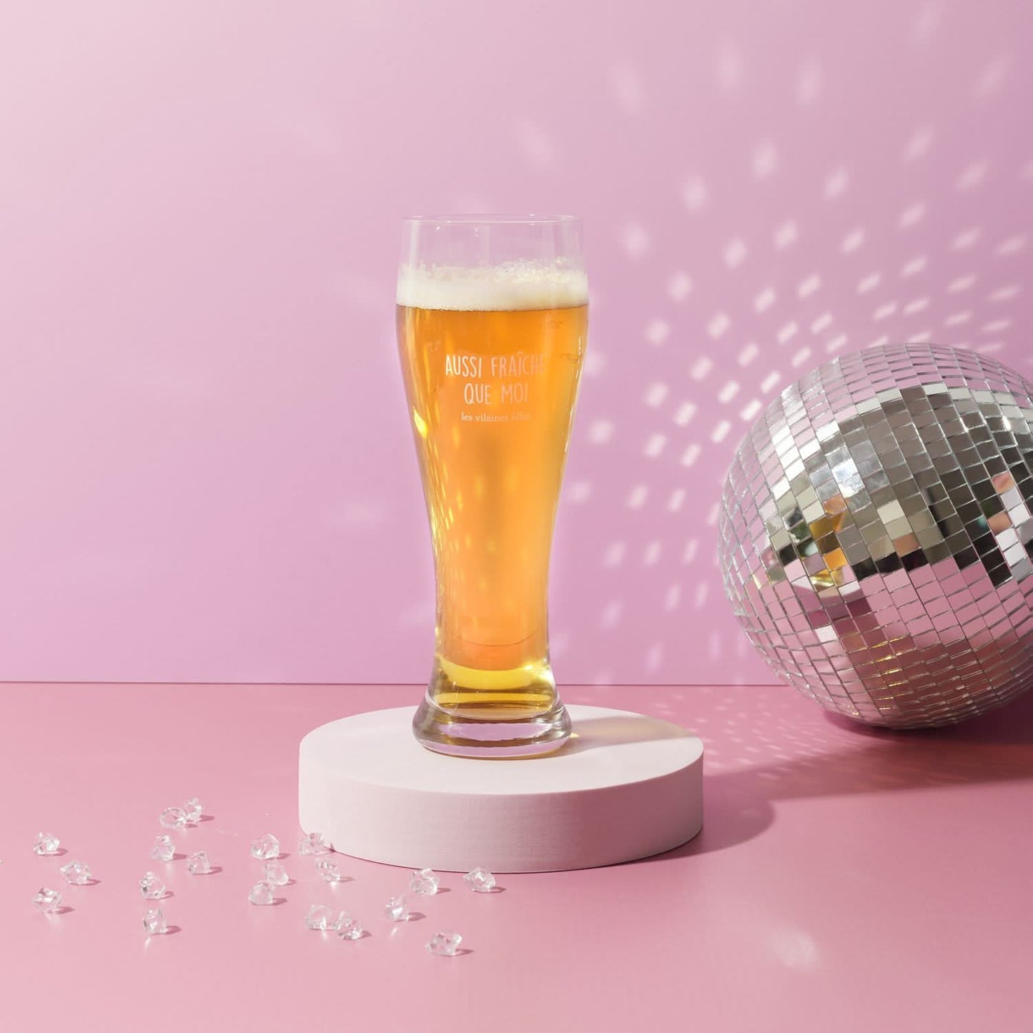 VERRE A BIERE AUSSI FRAICHE QUE MOI