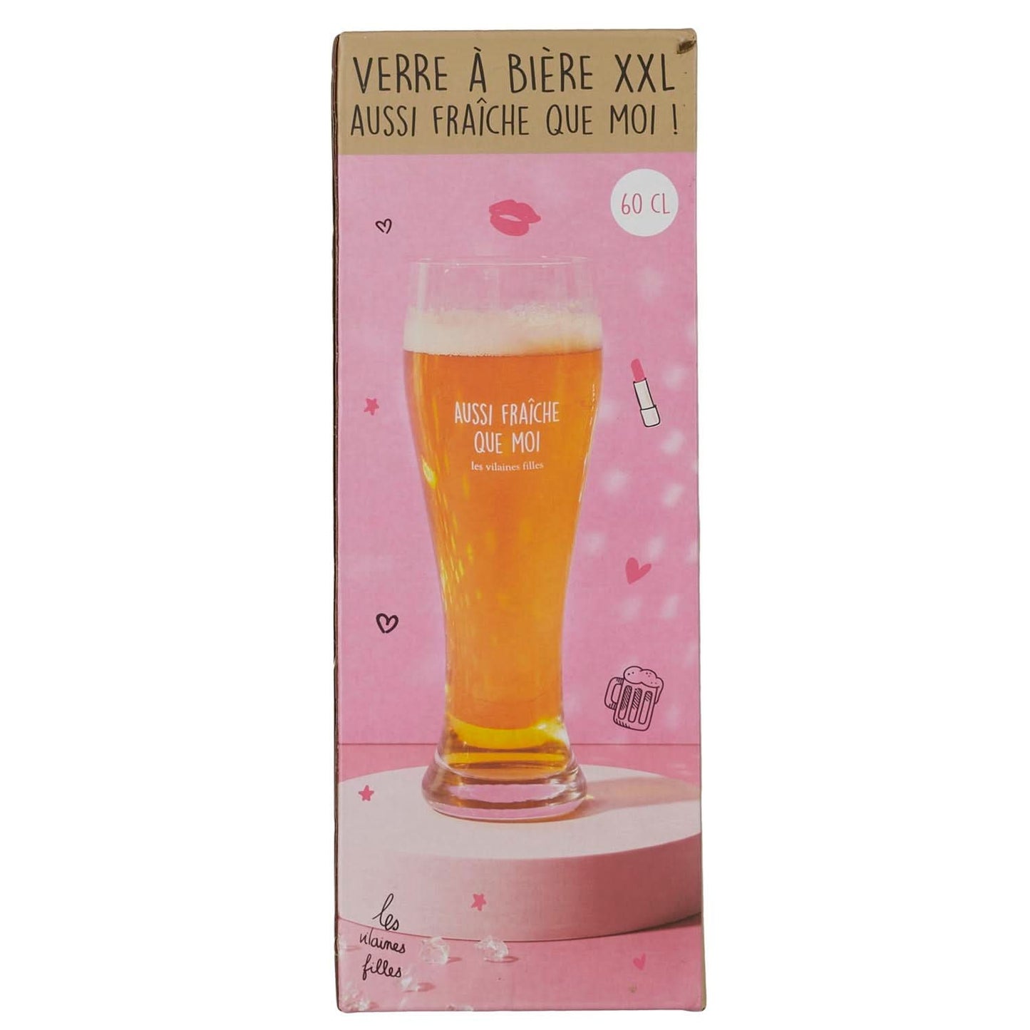 VERRE A BIERE AUSSI FRAICHE QUE MOI