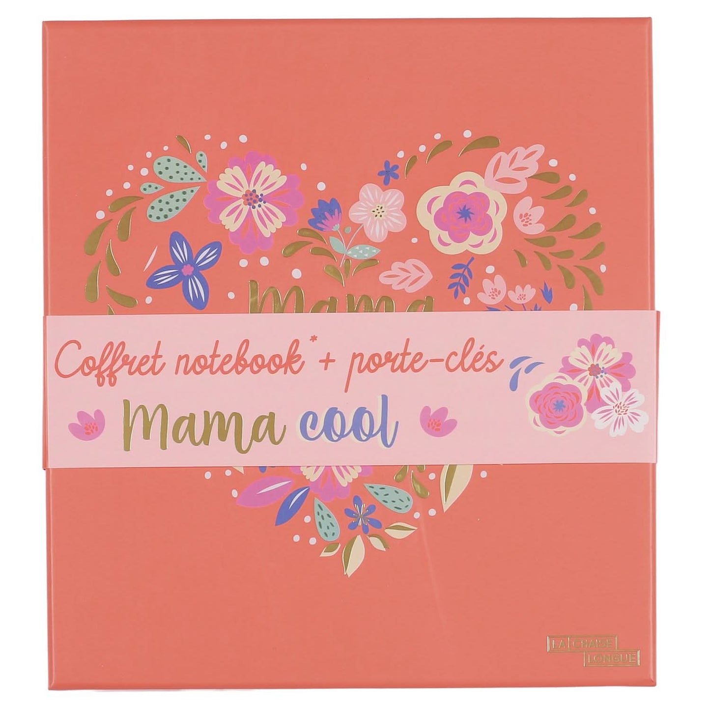 COFFRET NOTEBOOK ET PORTE-CLES MAMAN