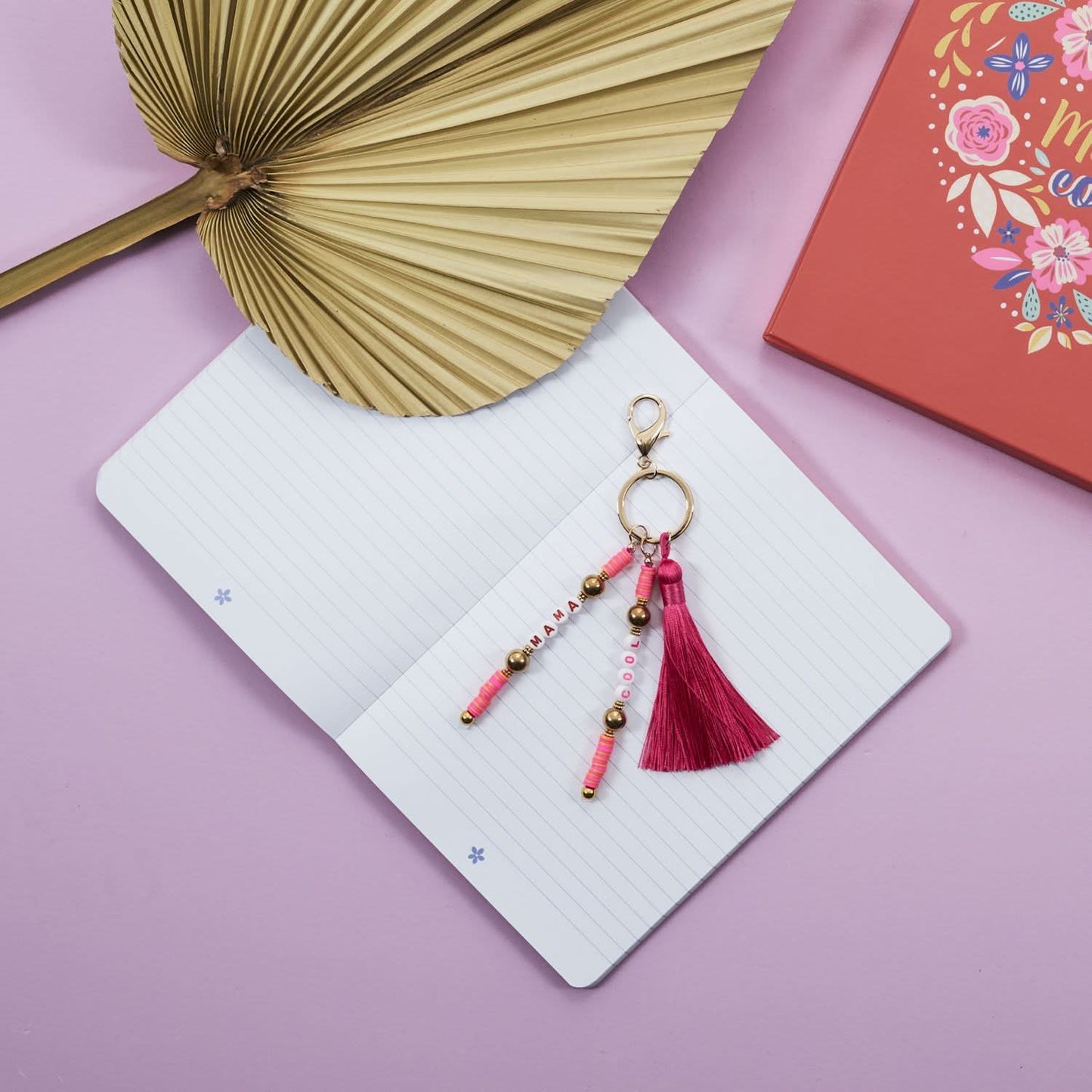 COFFRET NOTEBOOK ET PORTE-CLES MAMAN