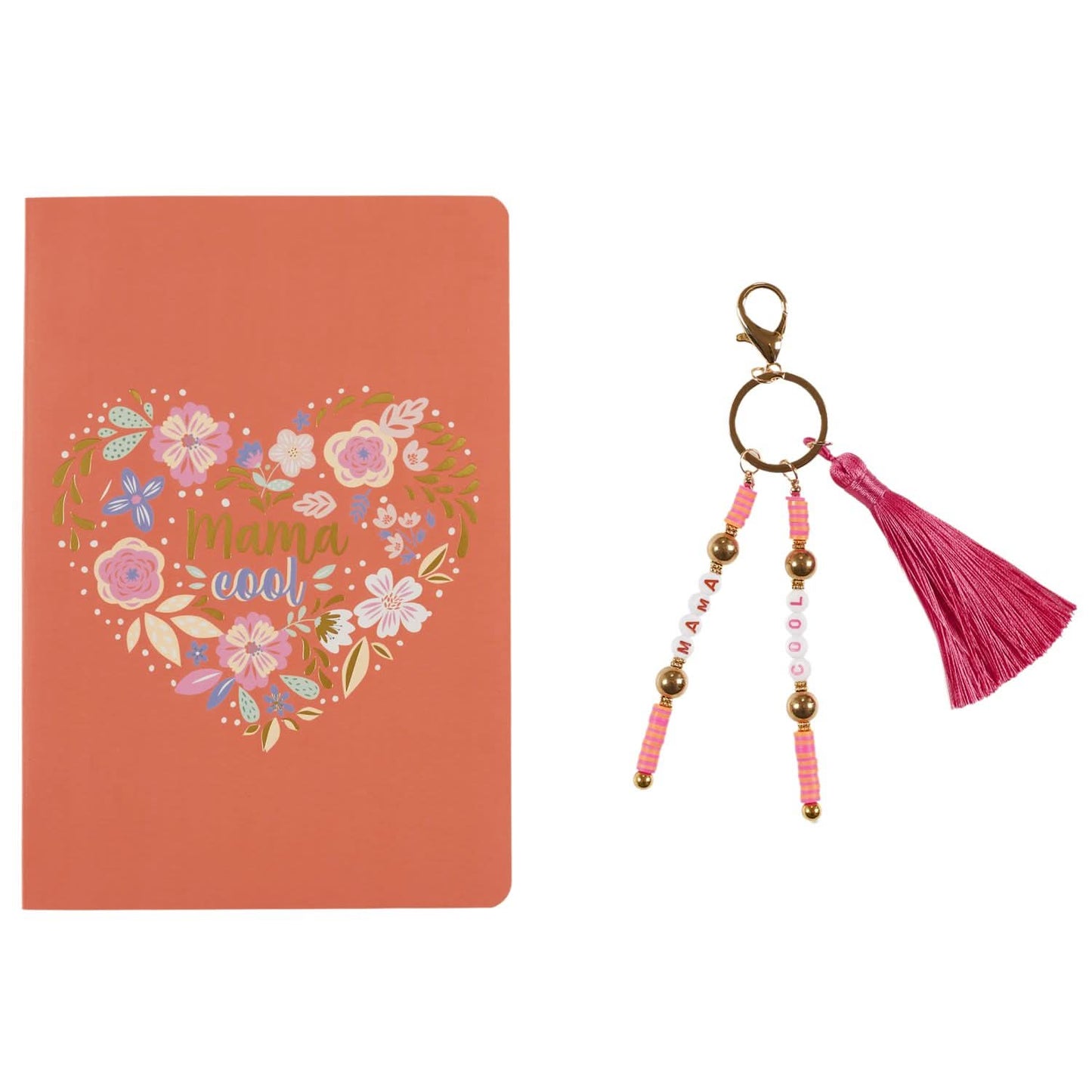 COFFRET NOTEBOOK ET PORTE-CLES MAMAN