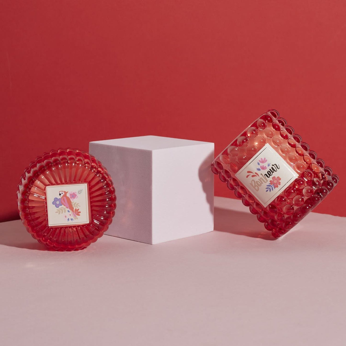 COFFRET DE 2 BOUGIES BONHEUR BIRDY