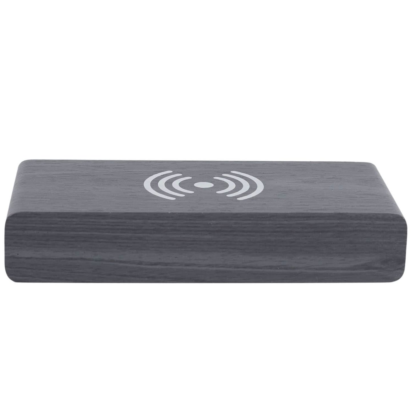 REVEIL CHARGEUR BOIS NOIR