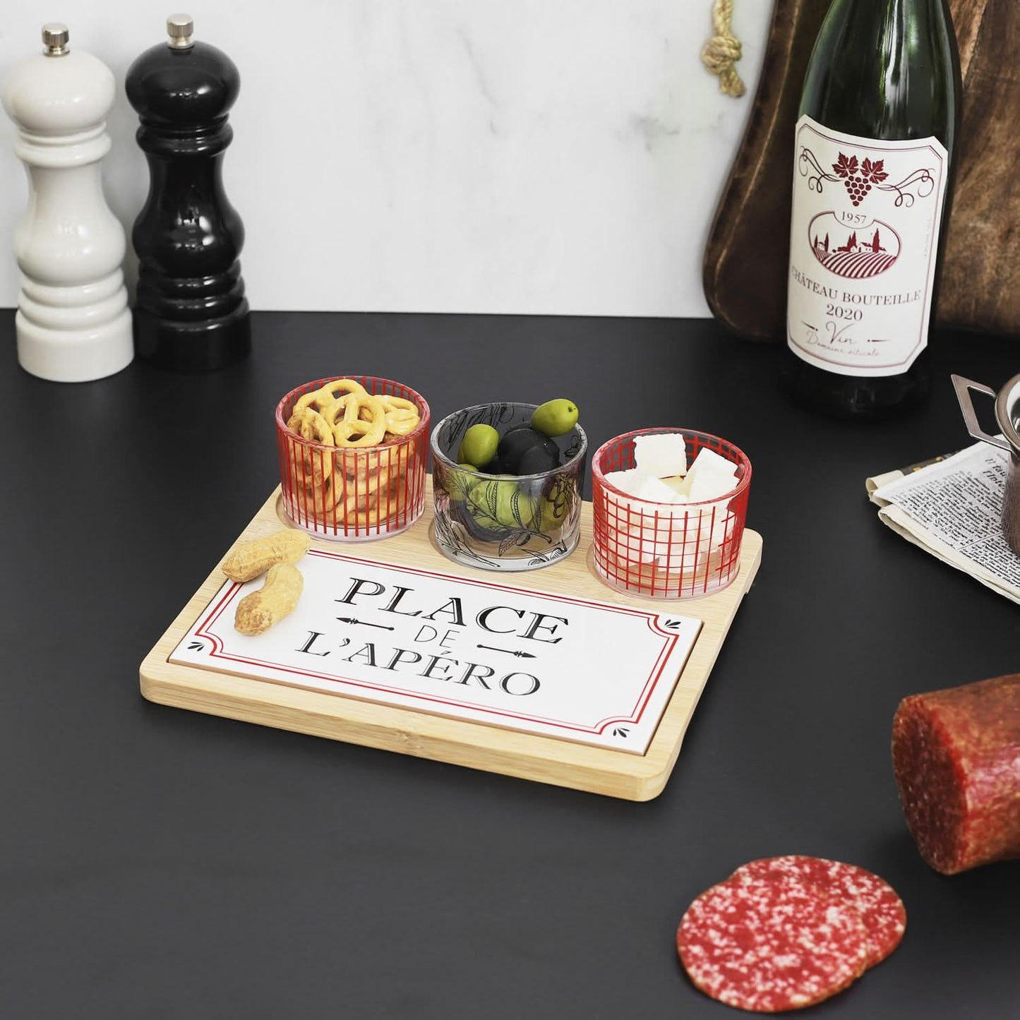 SET PLANCHE ET VERRINES PLACE DE L APERO