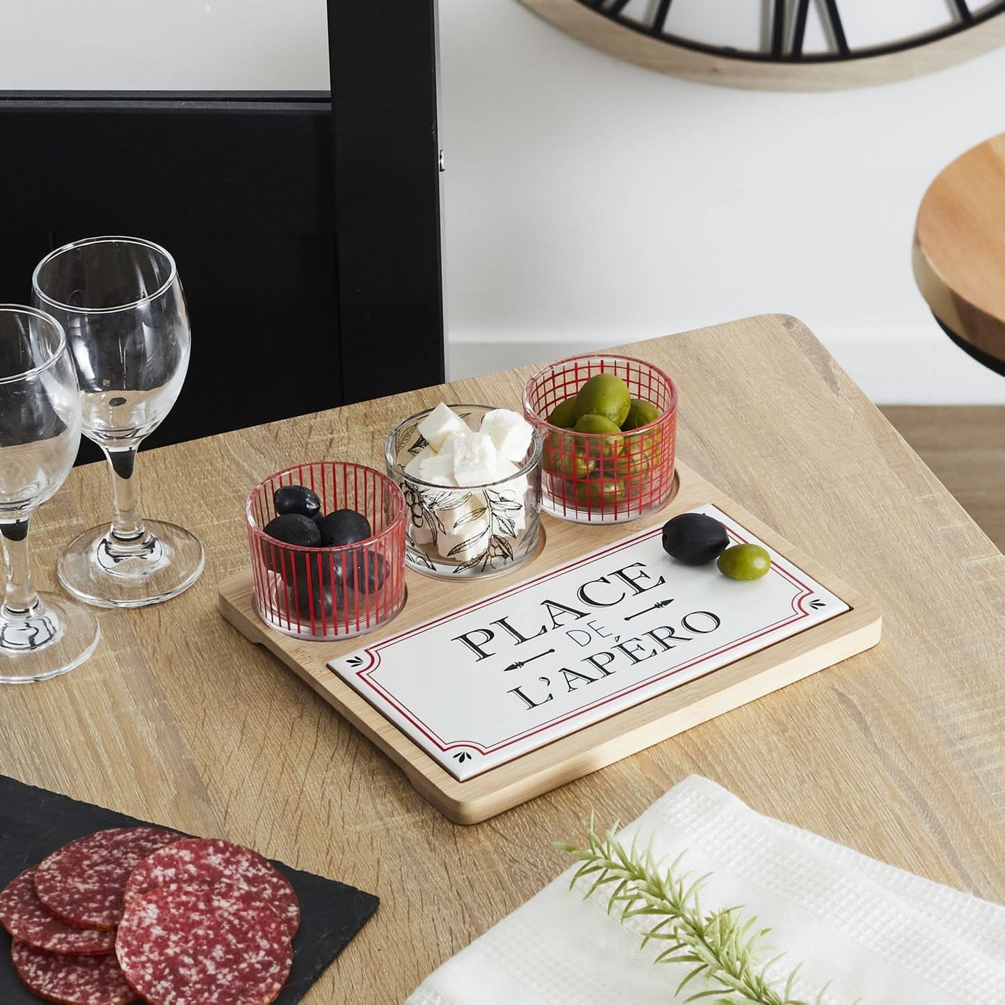 SET PLANCHE ET VERRINES PLACE DE L APERO