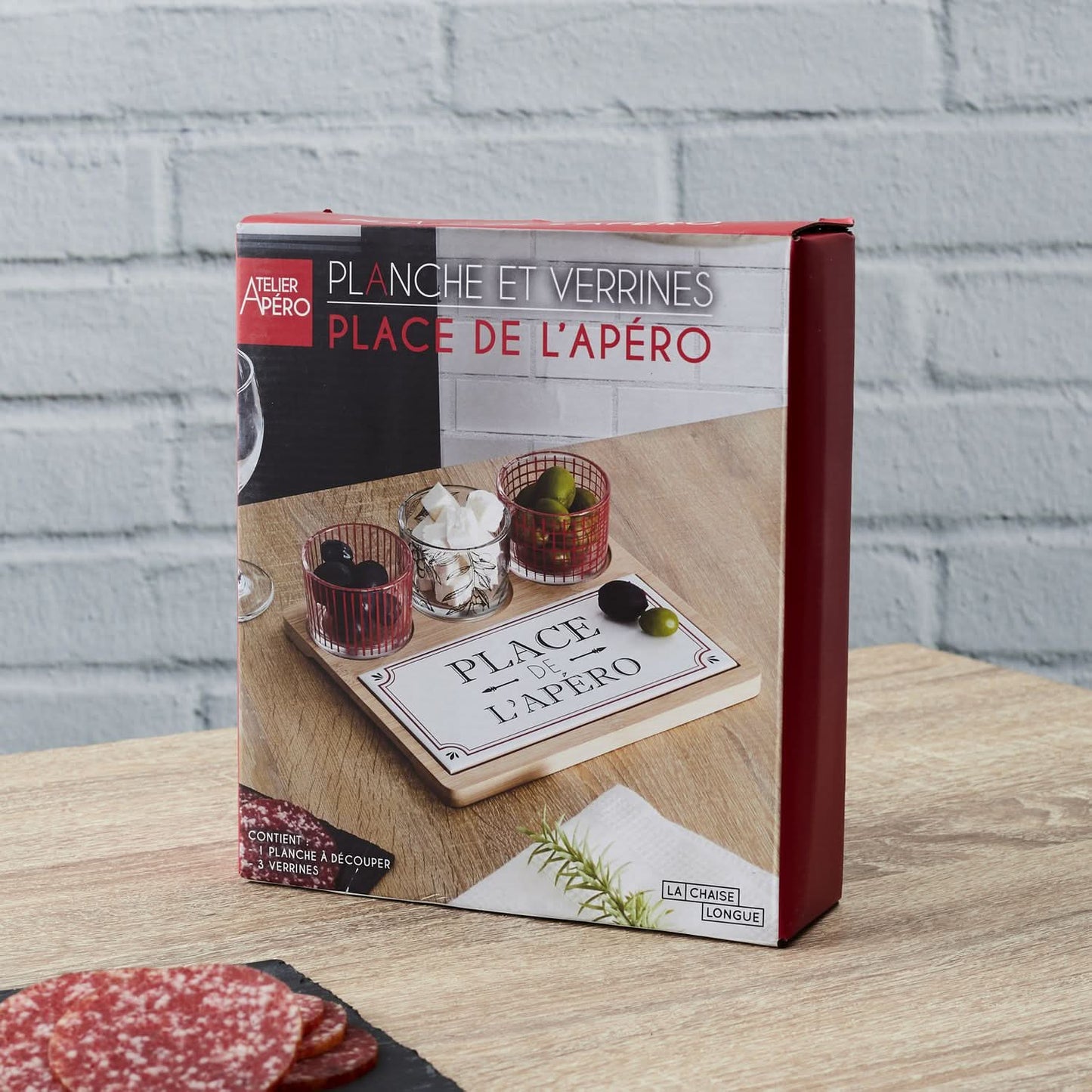 SET PLANCHE ET VERRINES PLACE DE L APERO