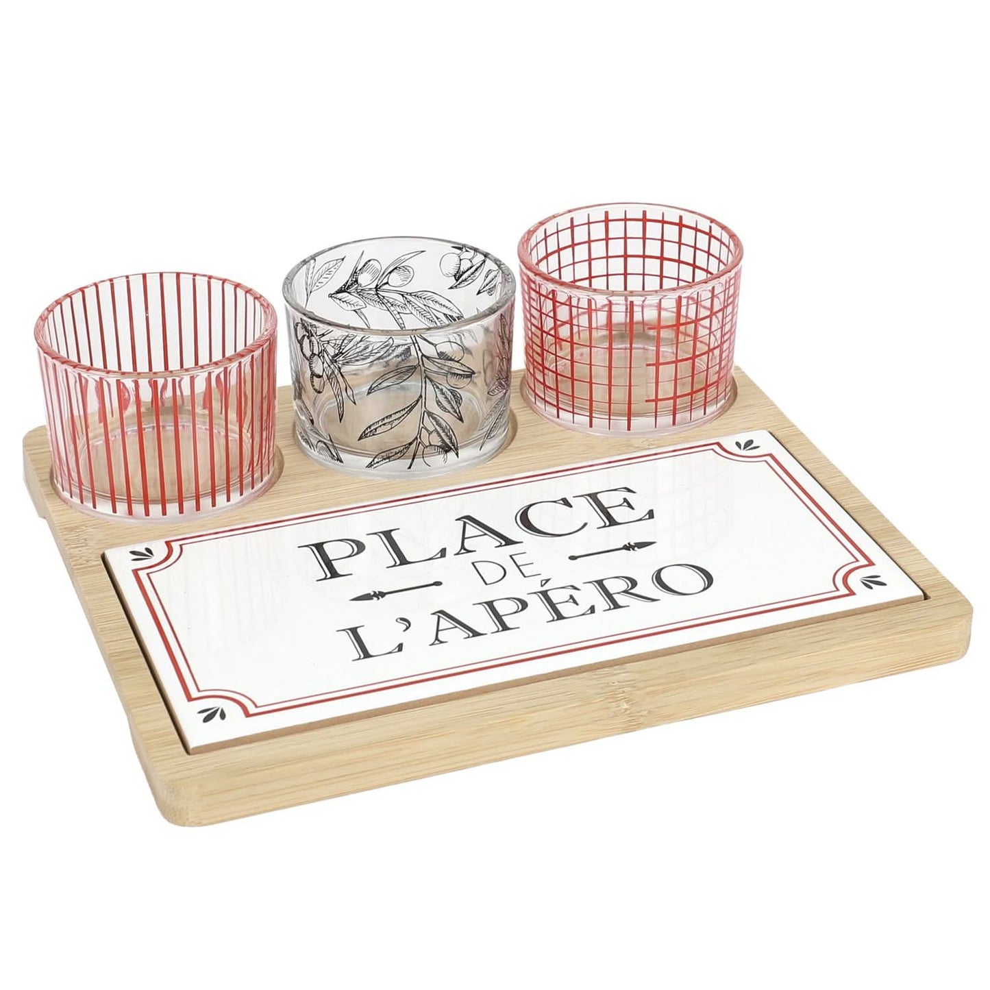 SET PLANCHE ET VERRINES PLACE DE L APERO