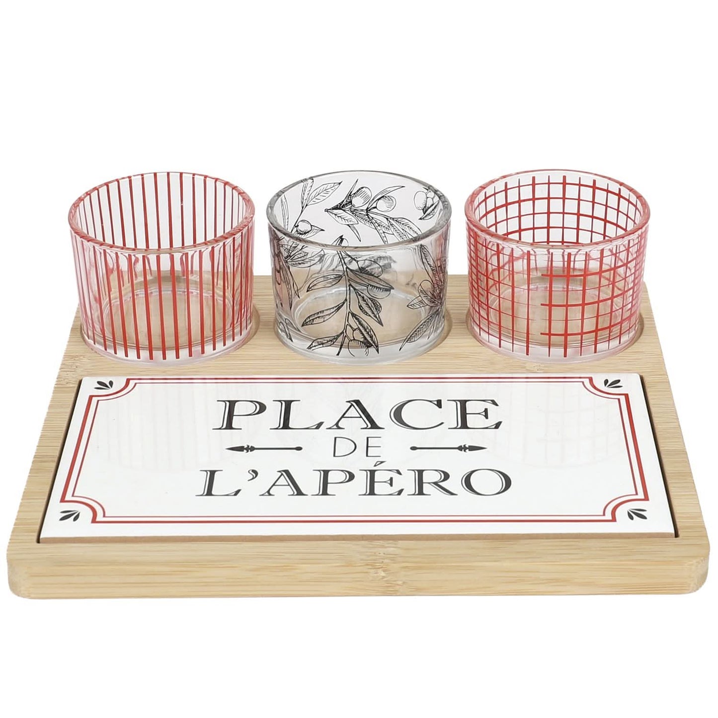 SET PLANCHE ET VERRINES PLACE DE L APERO
