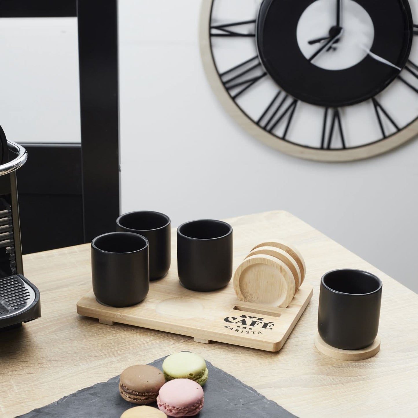 COFFRET DE 4 TASSES A CAFE BARISTA