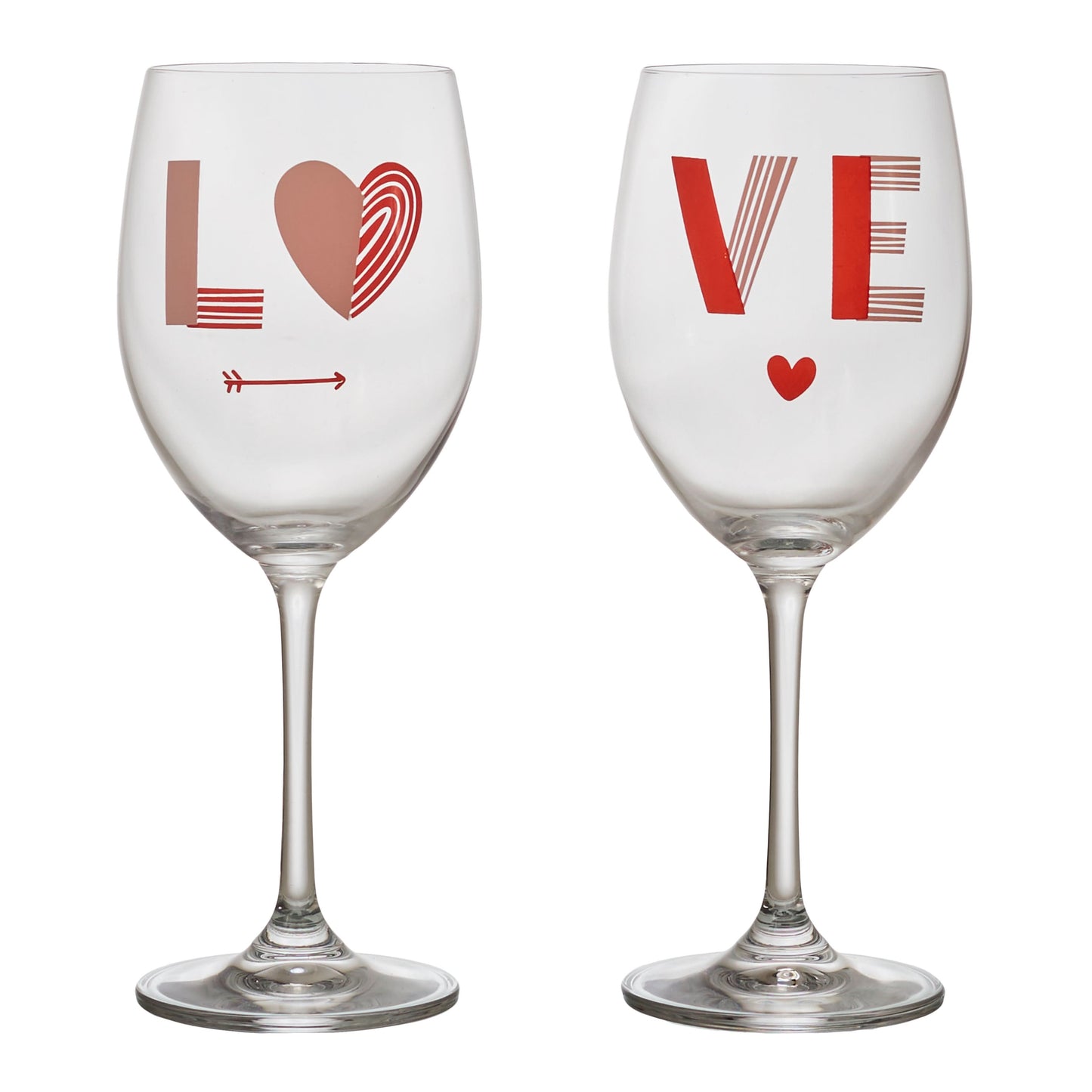 COFFRET DE 2 VERRES À VIN LOVE