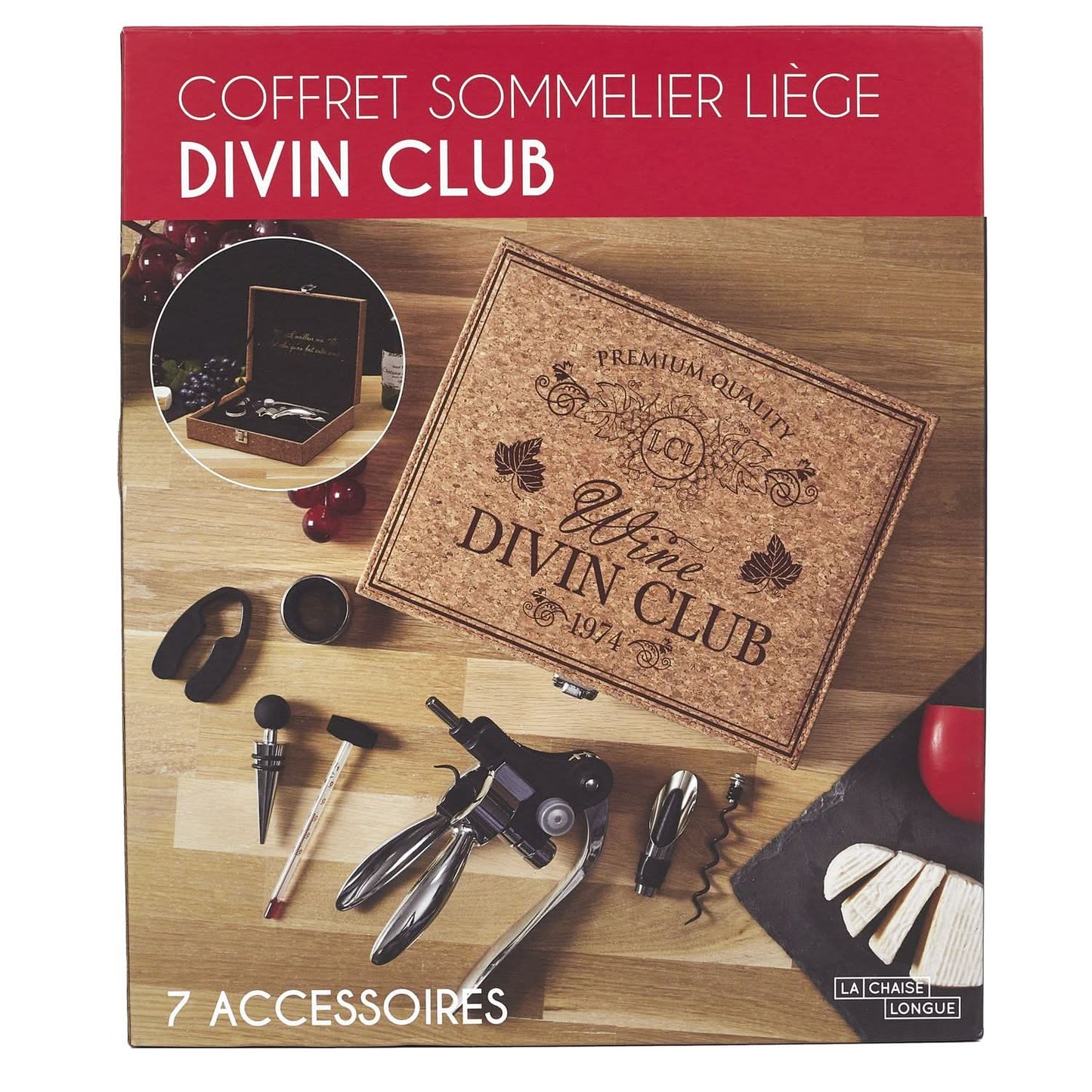COFFRET SOMMELIER LIEGE 7 PCS