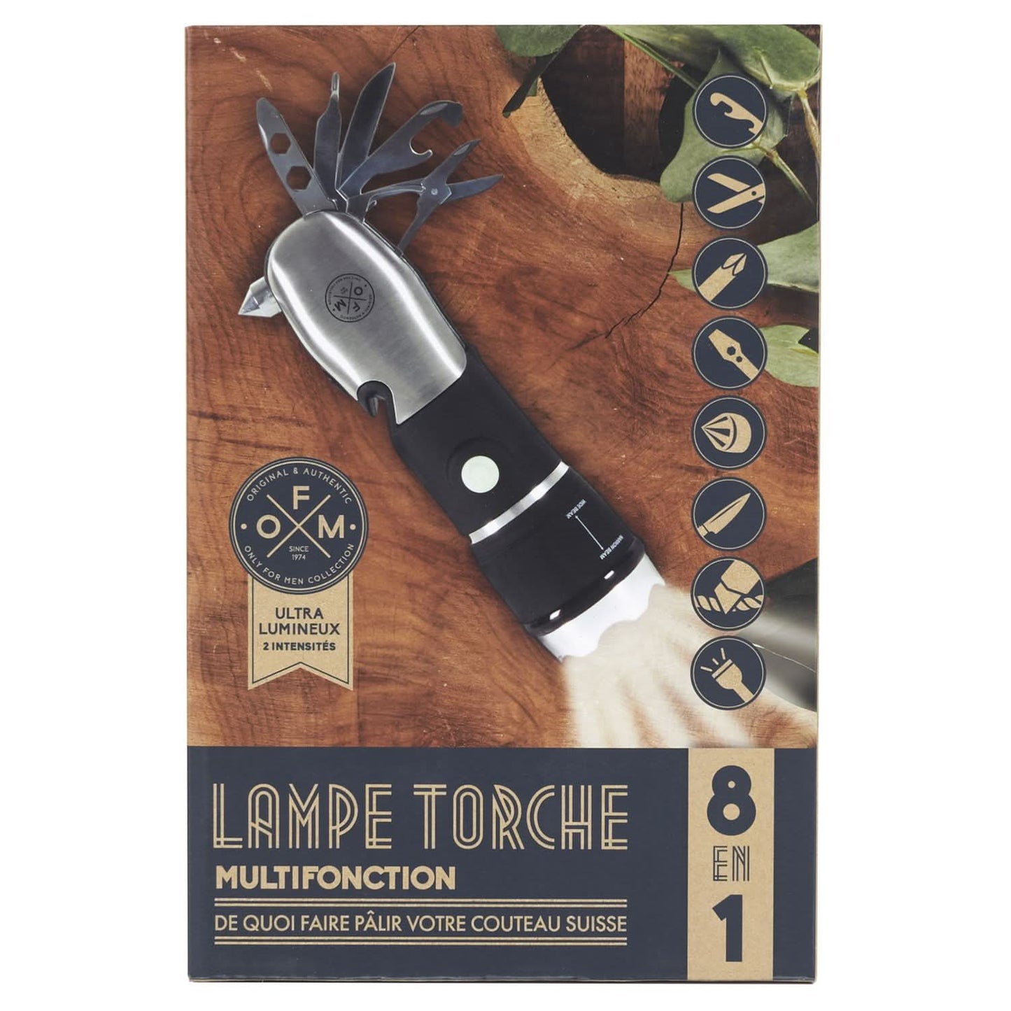 LAMPE TORCHE MULTIFONCTION