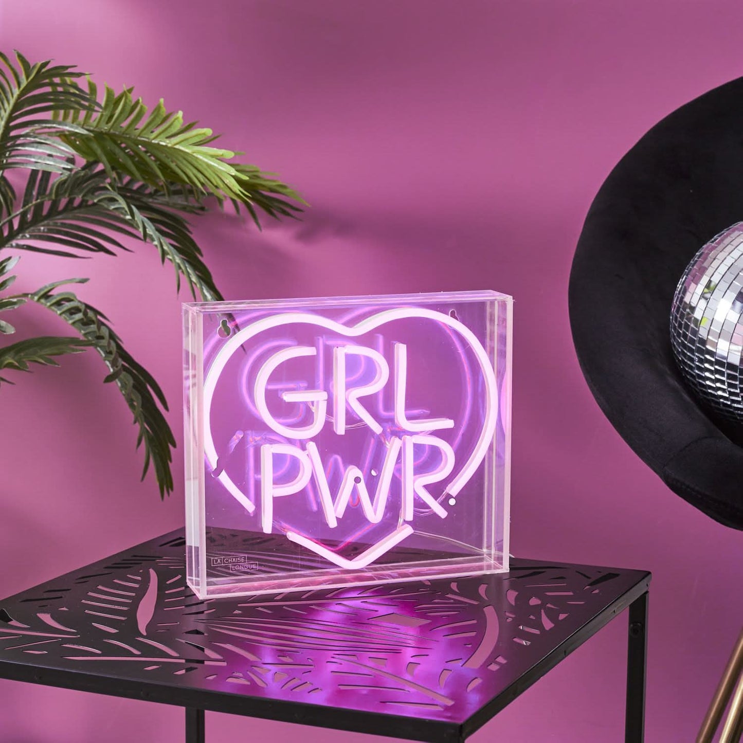 LAMPE EFFET NEON GIRL POWER