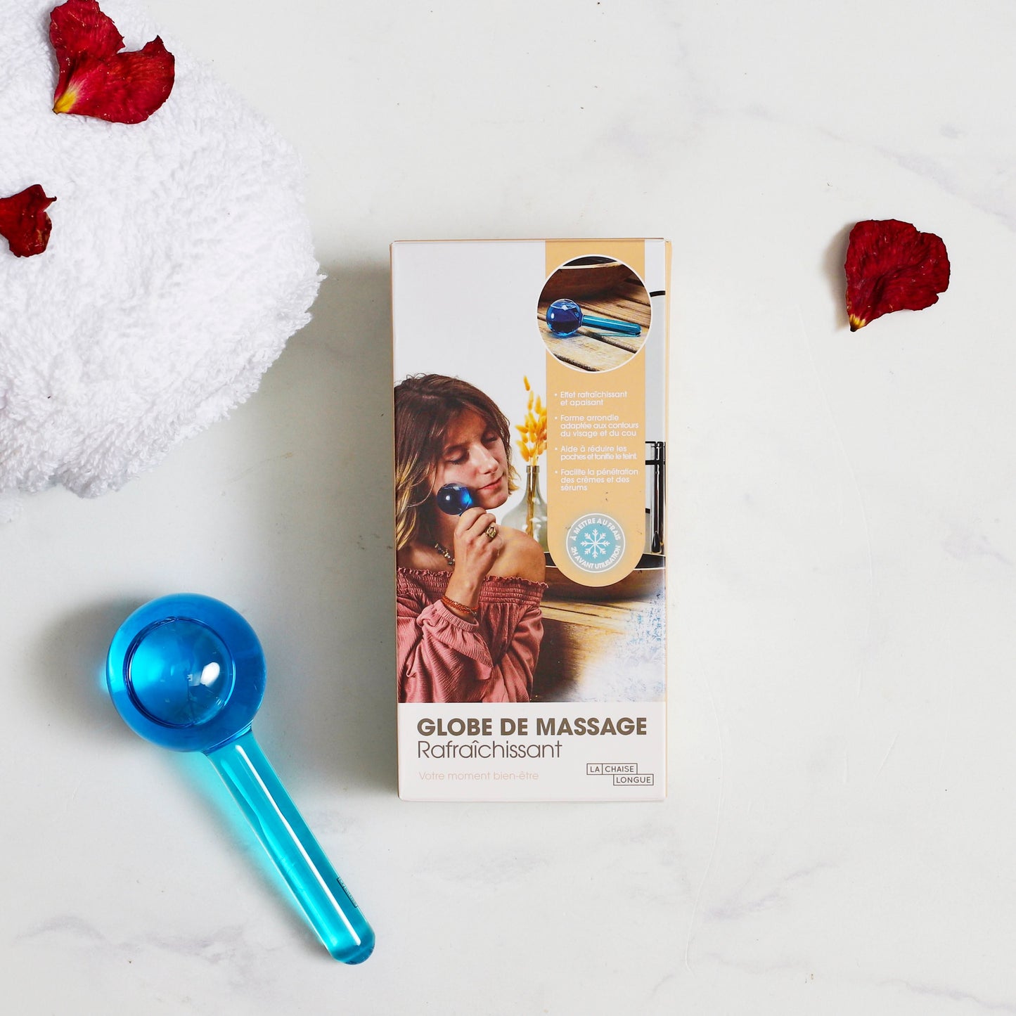 GLOBE DE MASSAGE RAFRAICHISSANT